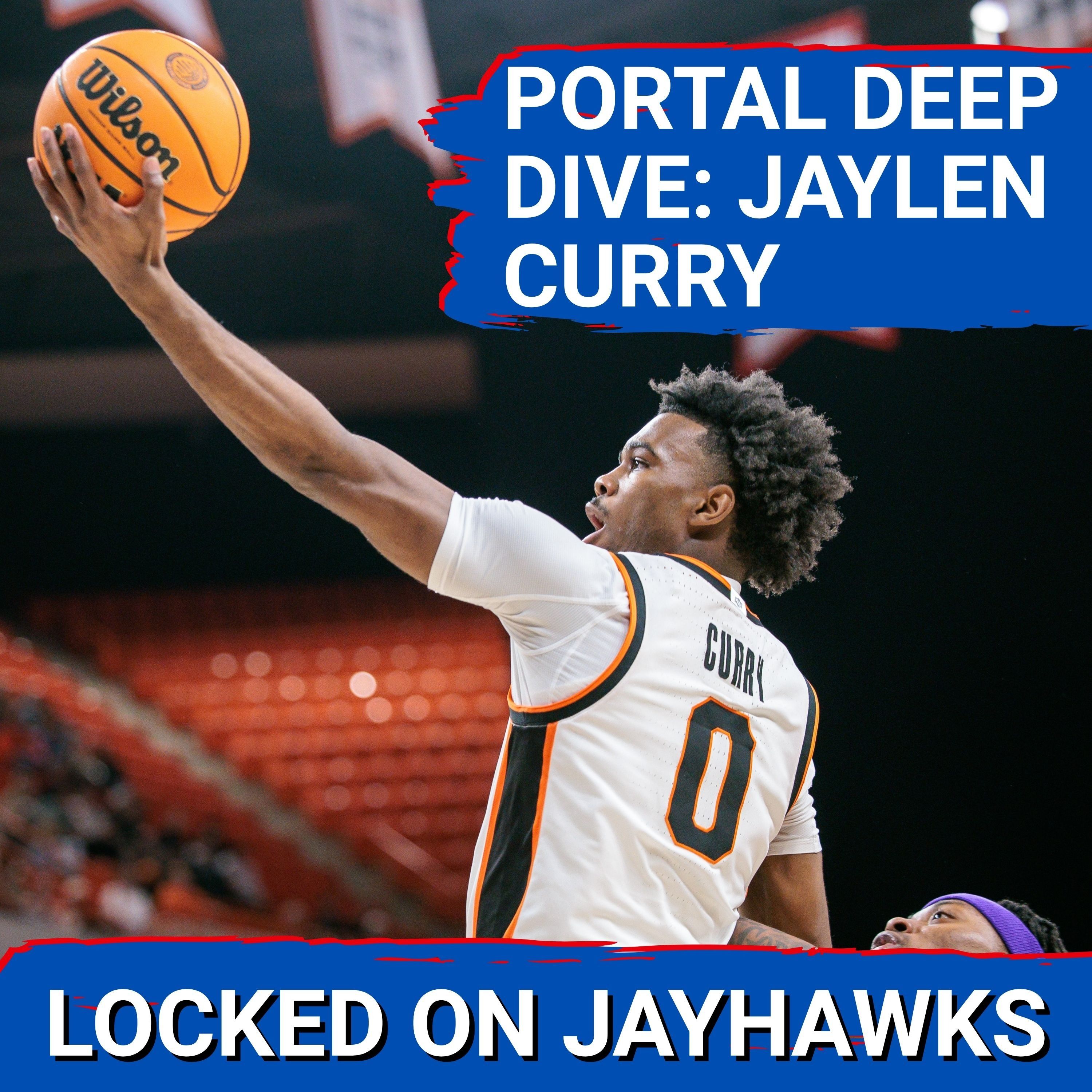 Jayhawks Portal Target? Jaylen Curry is a QUICK Guard with Strong Passing & Ball-Handling Skills