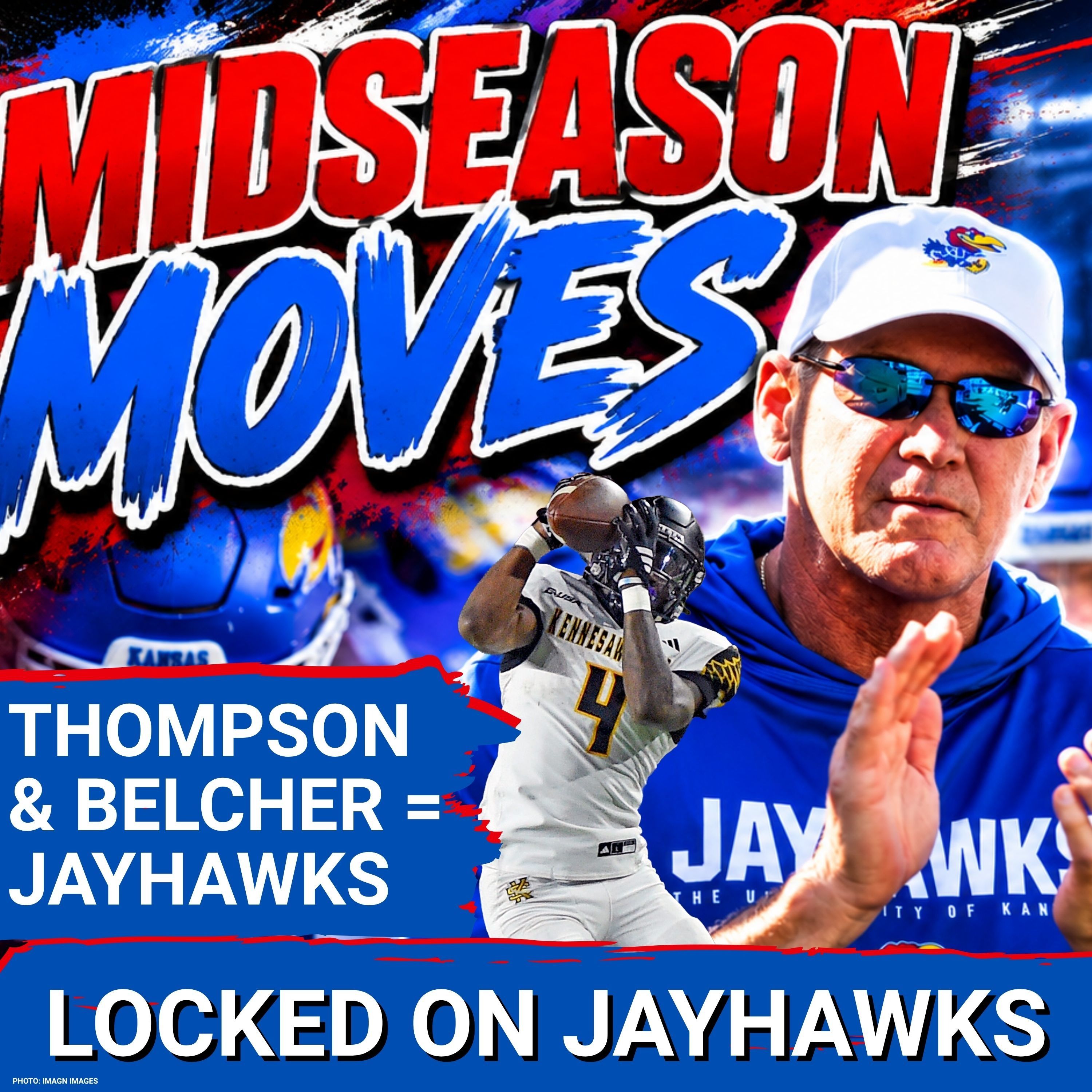IN-SEASON ADDITIONS?!? Kansas Jayhawks Football Adds DT Clifton Thompson, RB Chase Belcher to Roster episode artwork