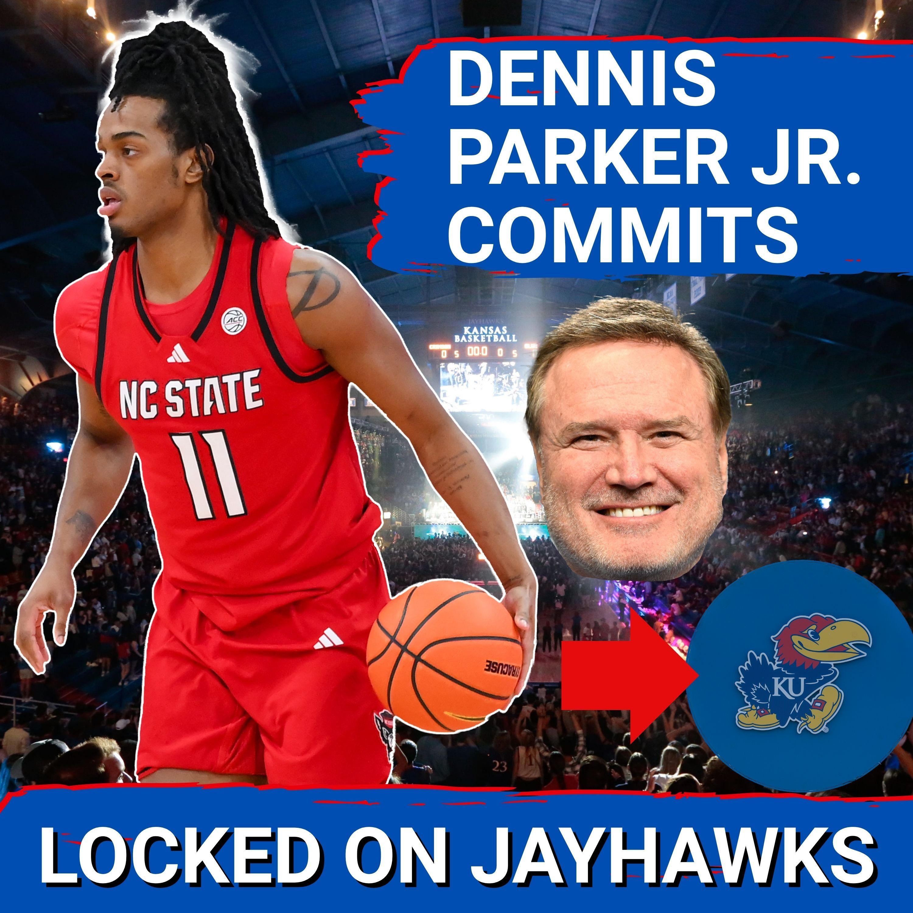REINFORCEMENT: Kansas ADDS Dennis Parker Jr. | Bill Self STRENGTHENS 3-and-D Presence, Rebounding