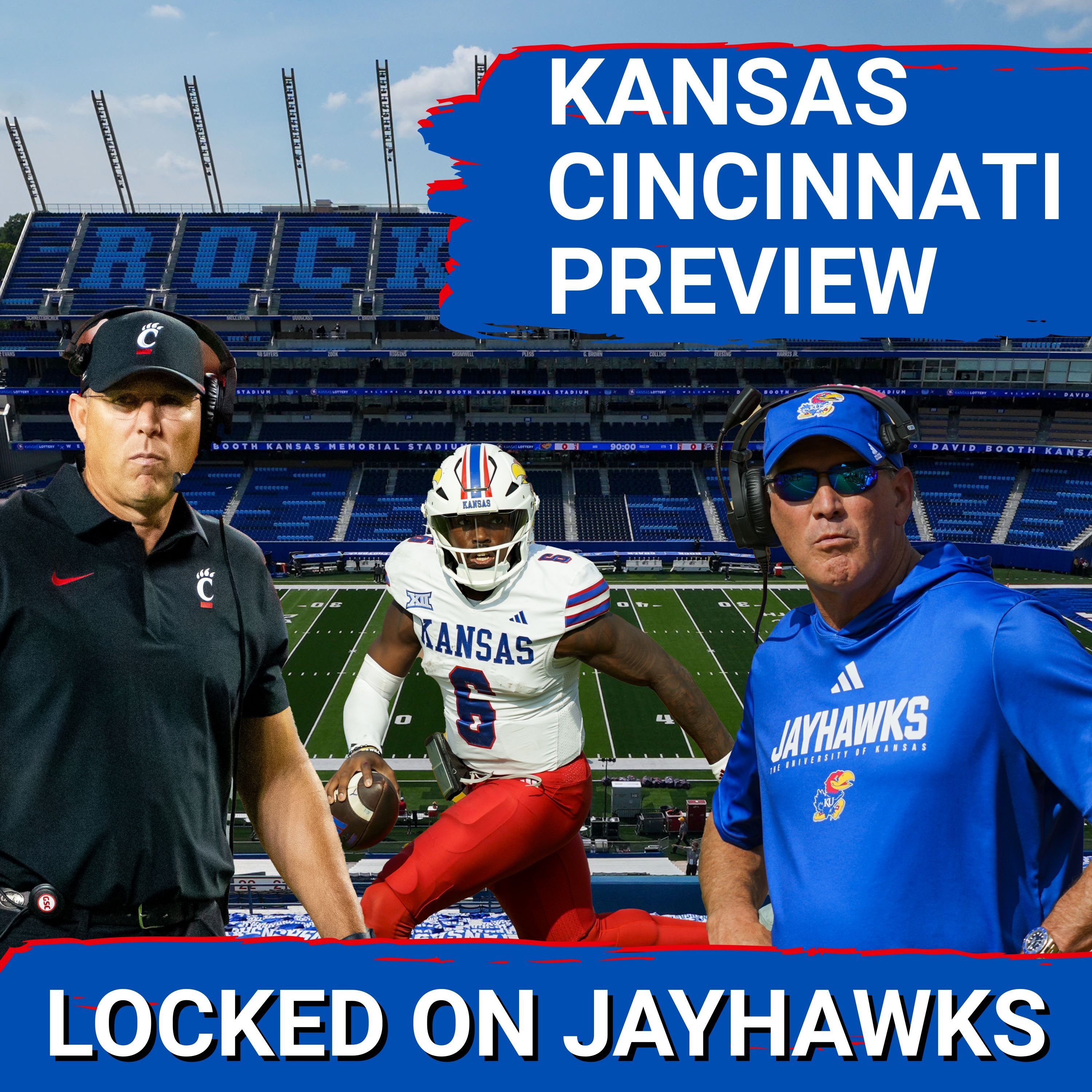 Jayhawks Passing Attack & Defensive Spine to be Tested by Bearcats | KU vs Cincinnati Big 12 PREVIEW