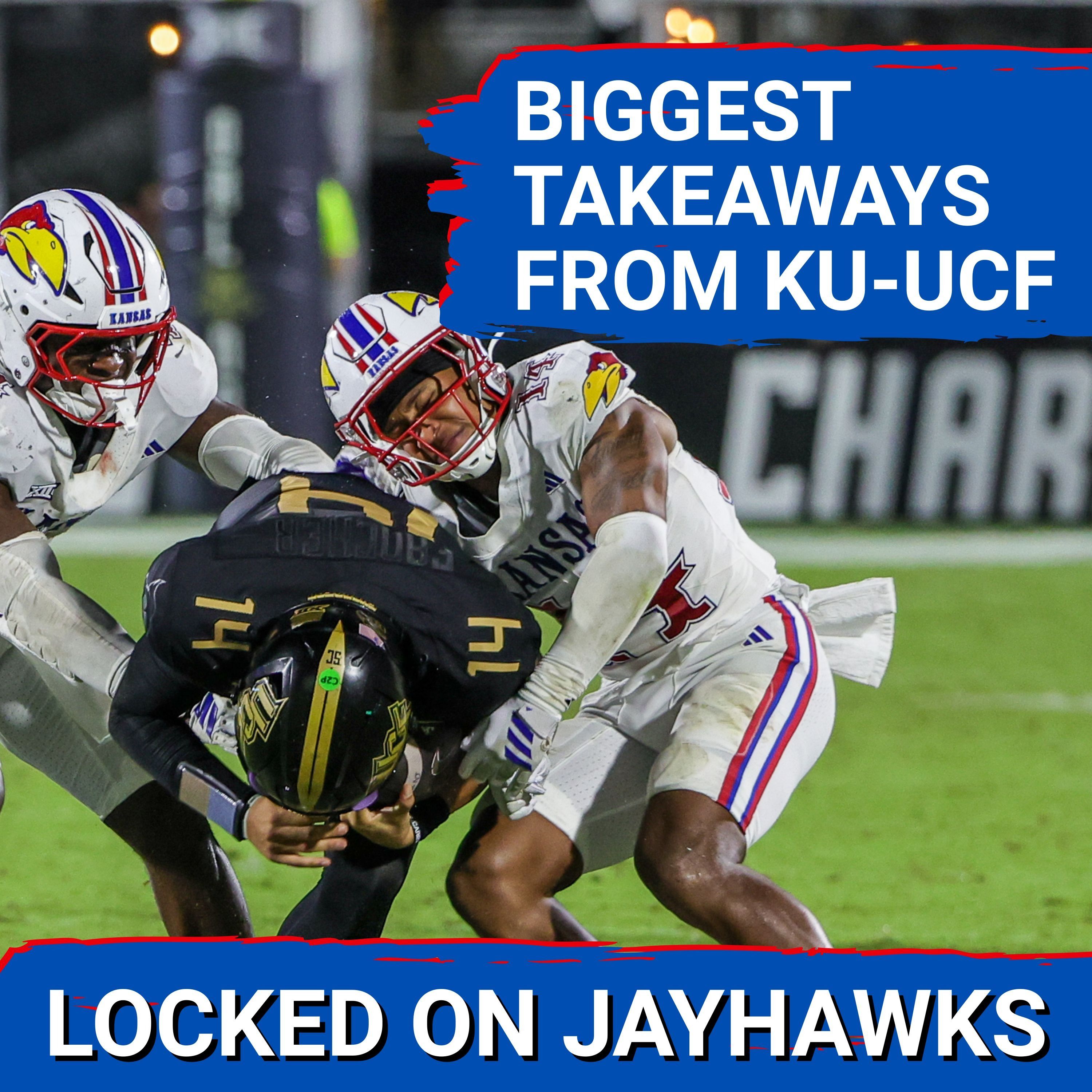 Improving Defense, 3rd Down & Run it More? Takeaways from Jayhawks' Win at UCF Knights