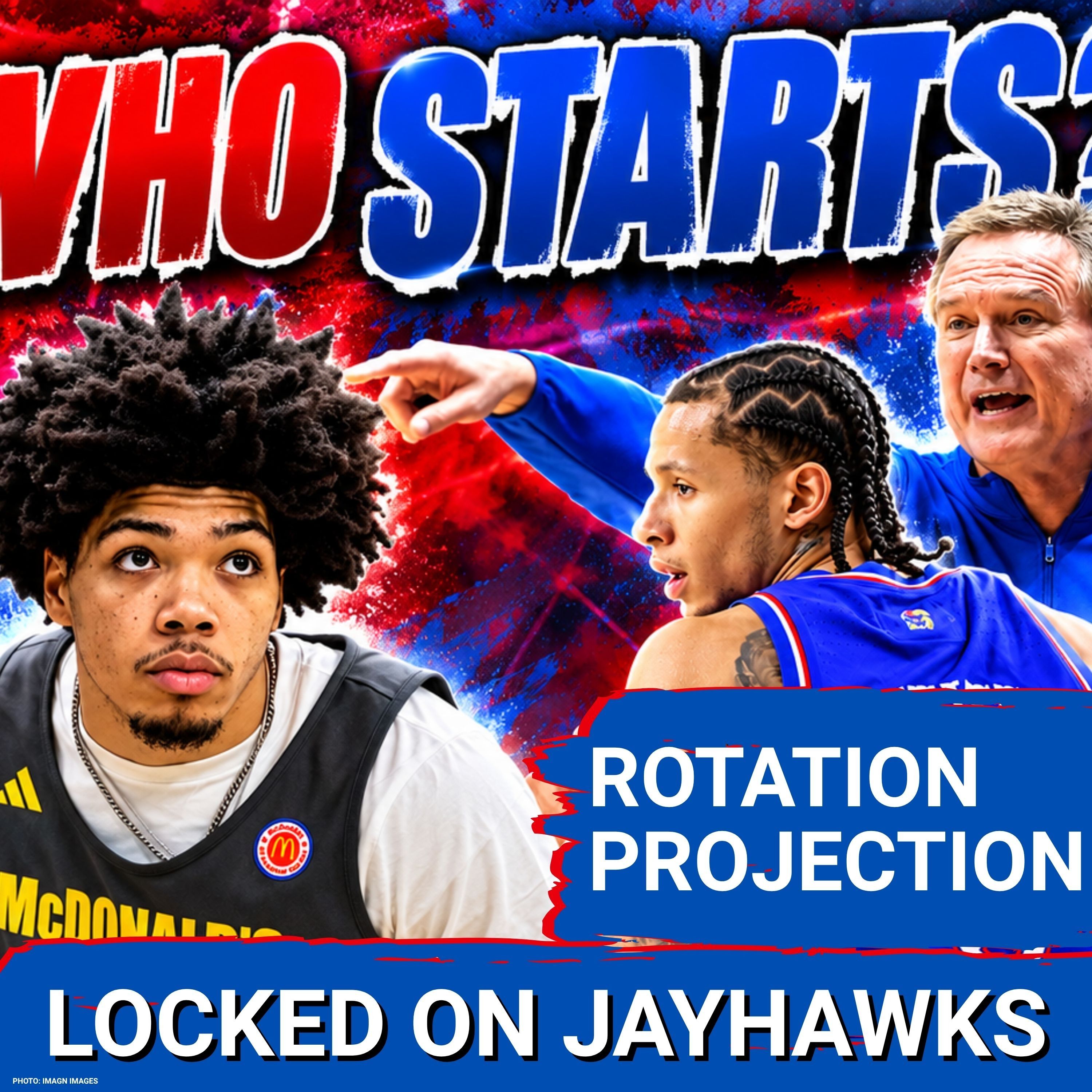 Kansas Jayhawks Projected Lineup DRAMA as Tre White Addition Sparks Rotation Shake-Up for Bill Self episode artwork