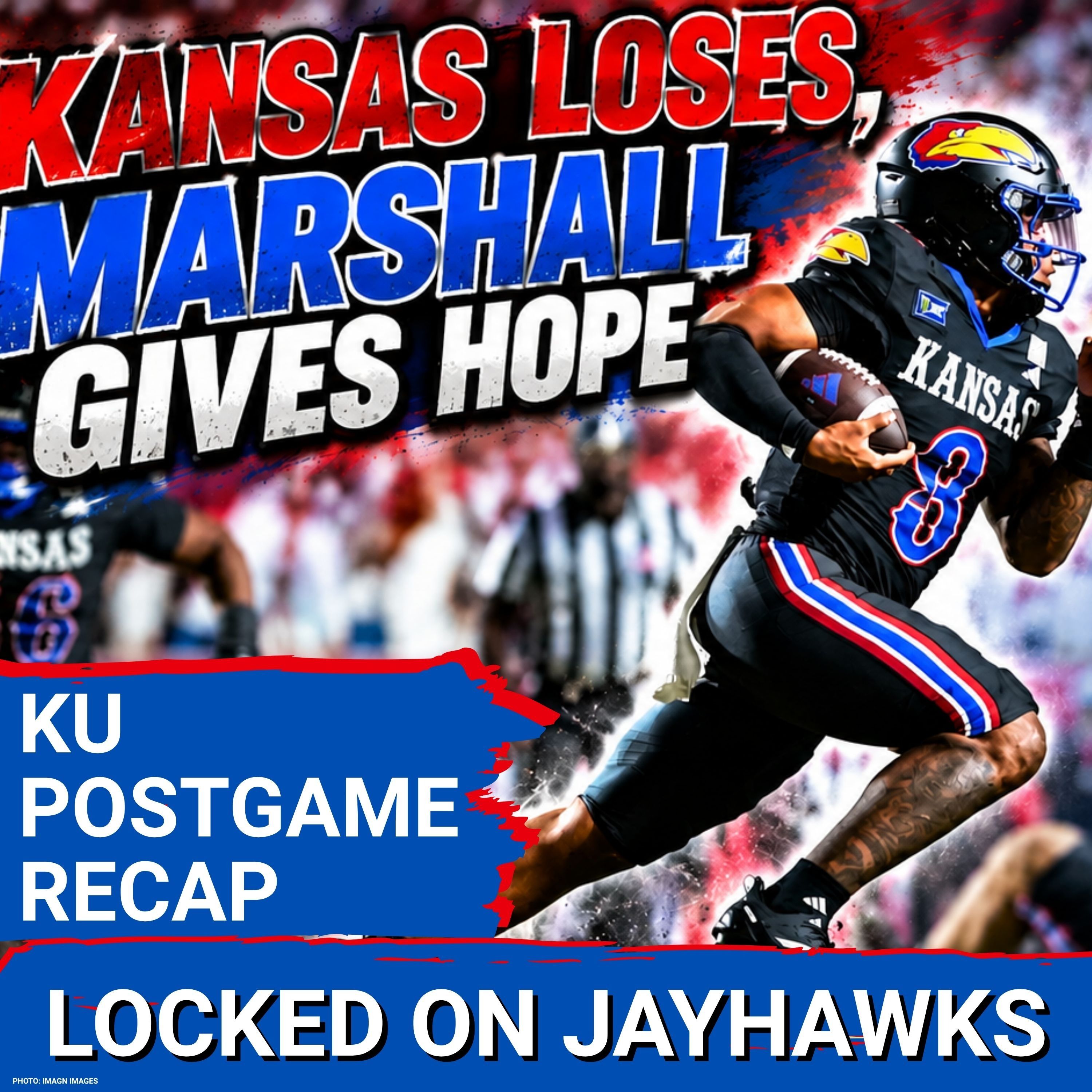 Isaiah Marshall SHINES, Kansas LOSES to Utah Utes 41-24 | KU Jayhawks Postcast Reaction Show