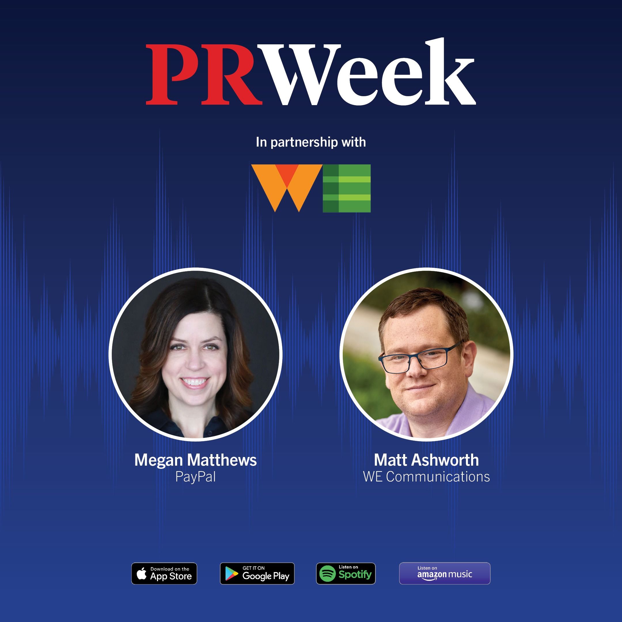 AI and PR: A new take on creativity, a podcast presented by WE Communications episode artwork