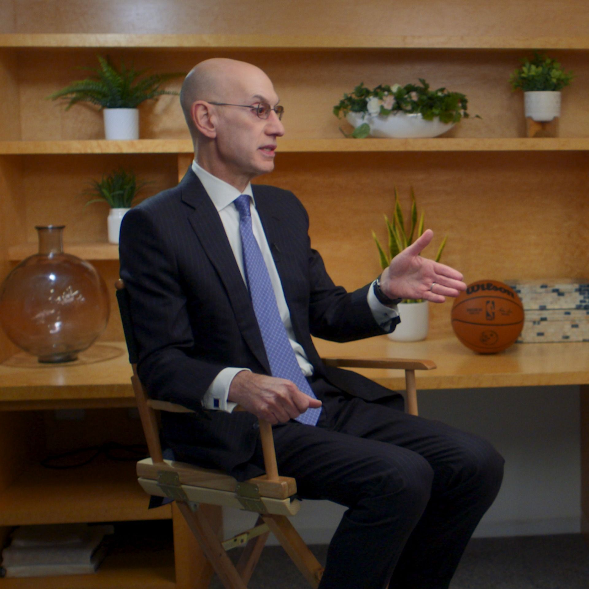 NBA Commissioner Adam Silver 10/24/24 episode artwork