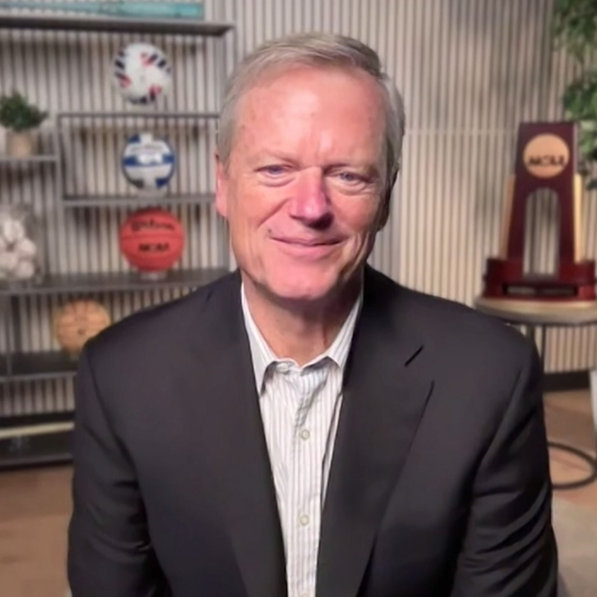 NCAA President Charlie Baker 9/11/2025 episode artwork
