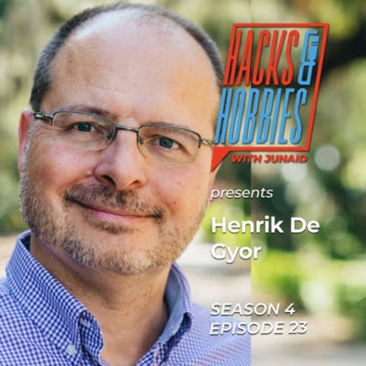 E423 - Henrik De Gyor - How to create books by using your podcast and create a digital asset management system episode artwork