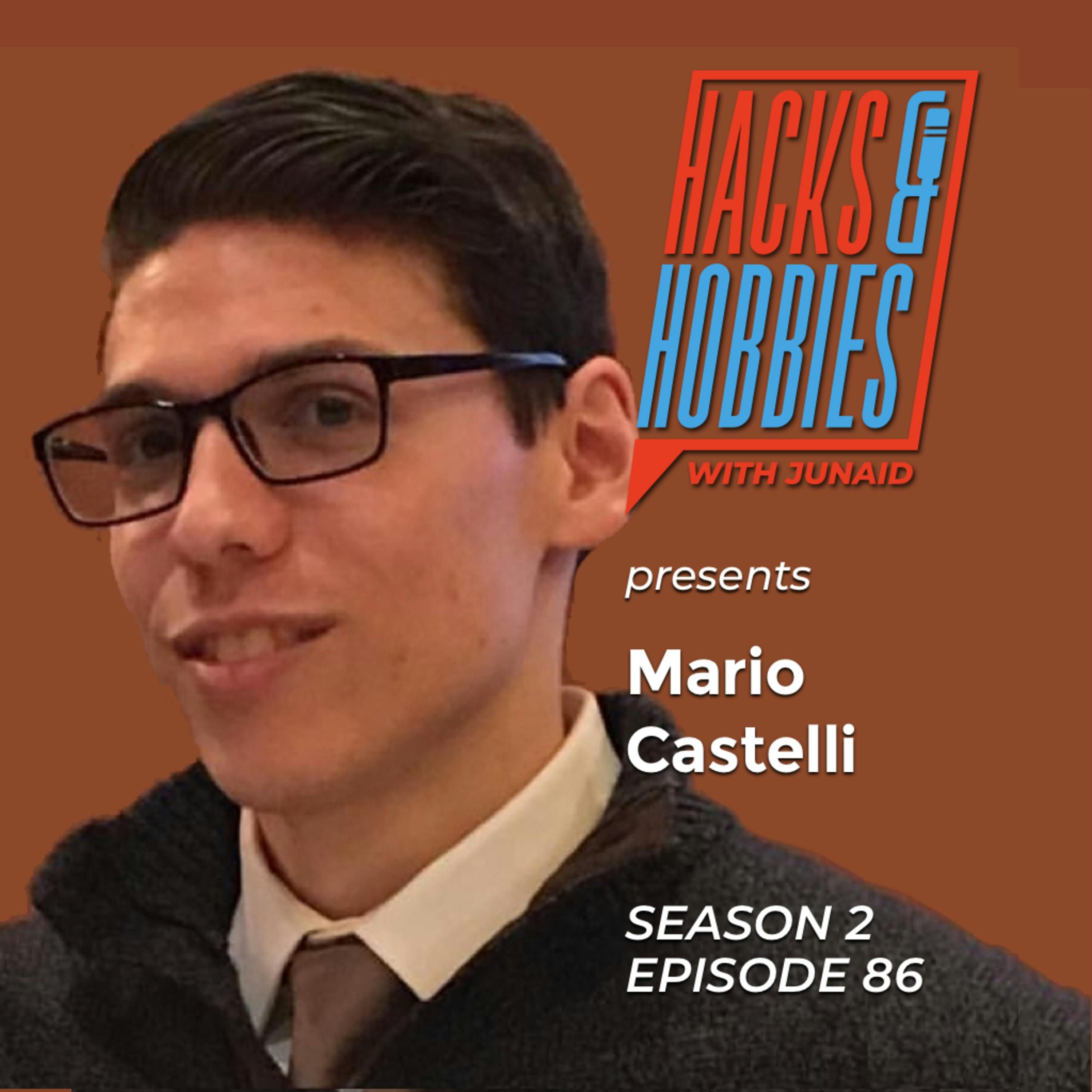 E286 - Mario Castelli - How to bring your passion to the forefront with writing episode artwork
