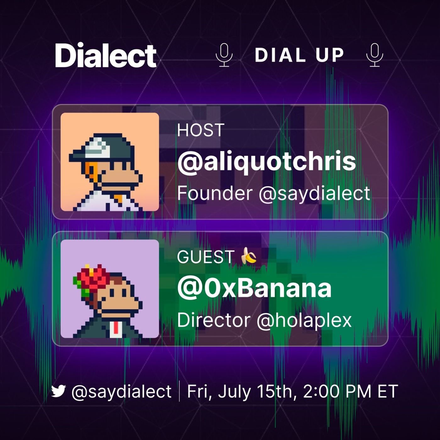 DIAL UP: @0xBanana
