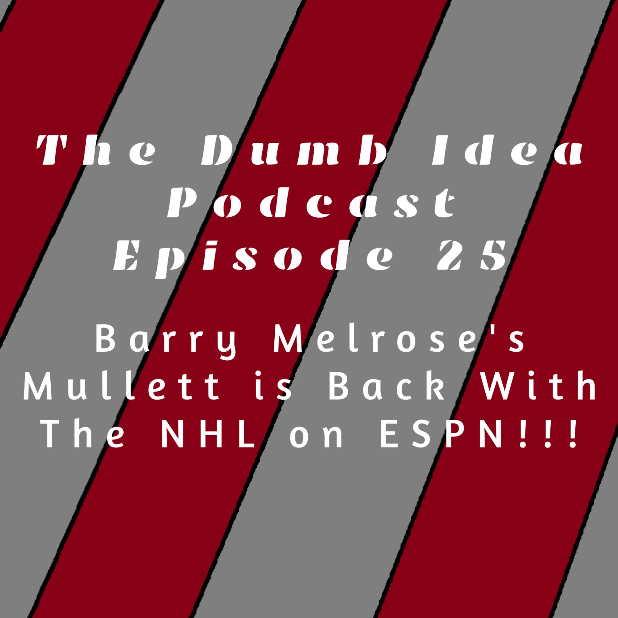 Barry Melrose's Mullet is Back with the NHL on ESPN!!