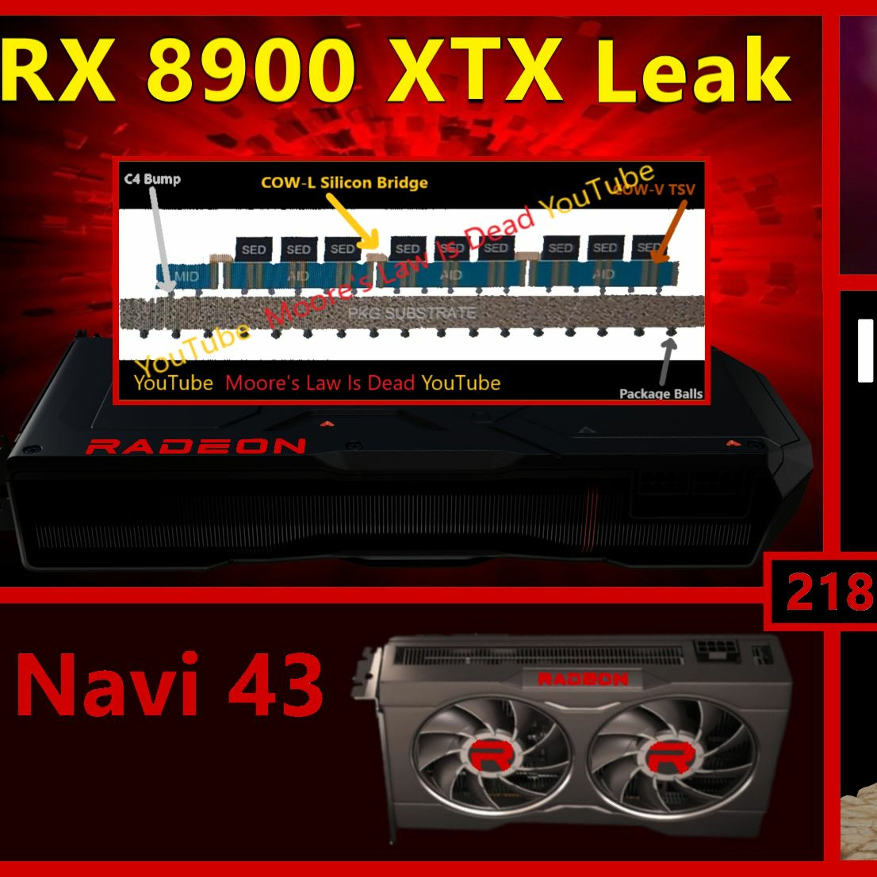 218. RX 8900 XTX Design Leak, Navi 43 Hopes, Nvidia Exiting High End, AMD FSR 3