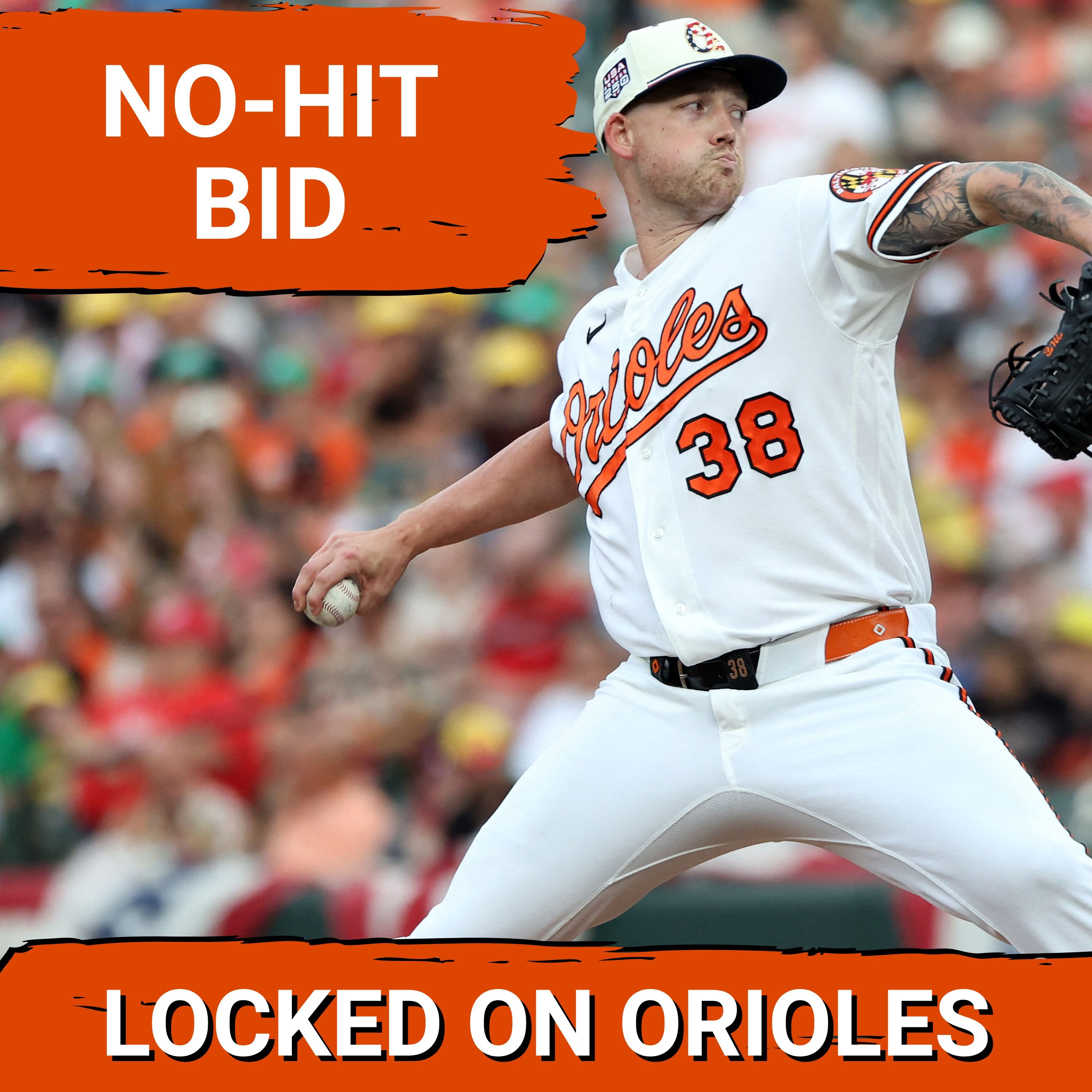 ORIOLES POSTCAST: Kyle Bradish Takes NO-HIT BID to 7th! Baltimore Orioles BASH 4 HRs vs. Kansas City Royals