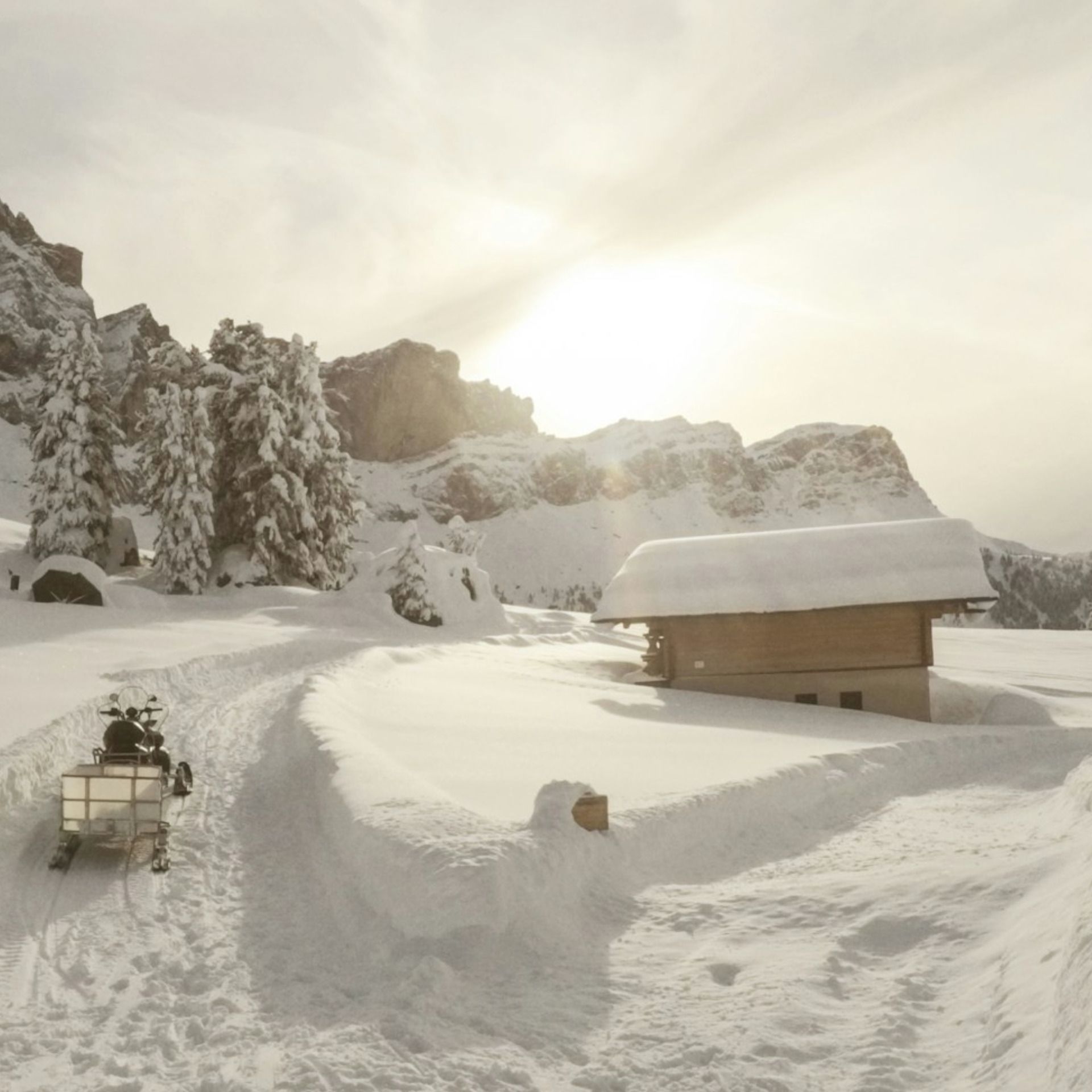 60 Seconds for Wednesdays on Whidbey: Shoveling Snow with Buddha at Year’s End & Beginning