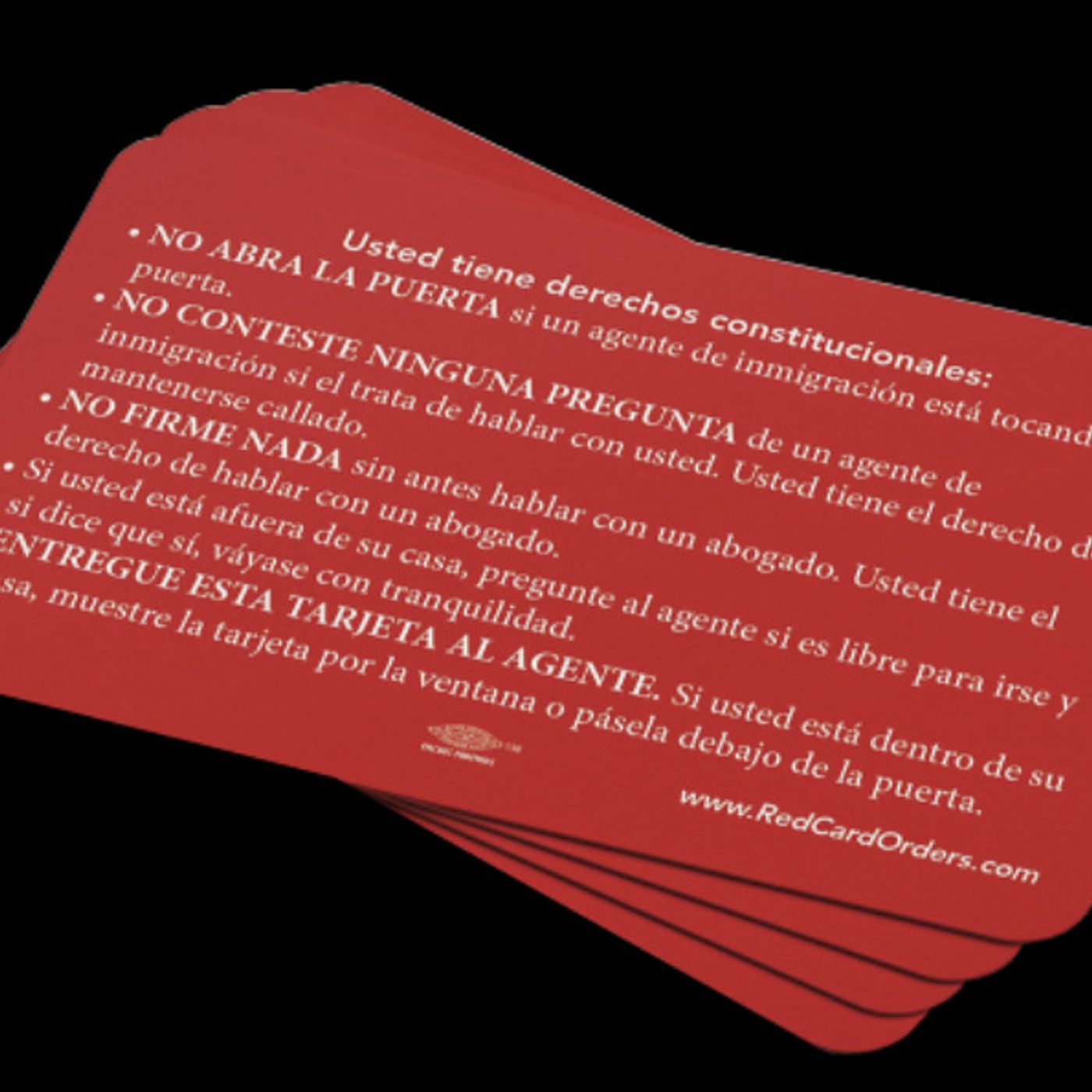 60 Seconds for Story Prompt Friday: Immigrant Red Cards / Tarjetas Rojas