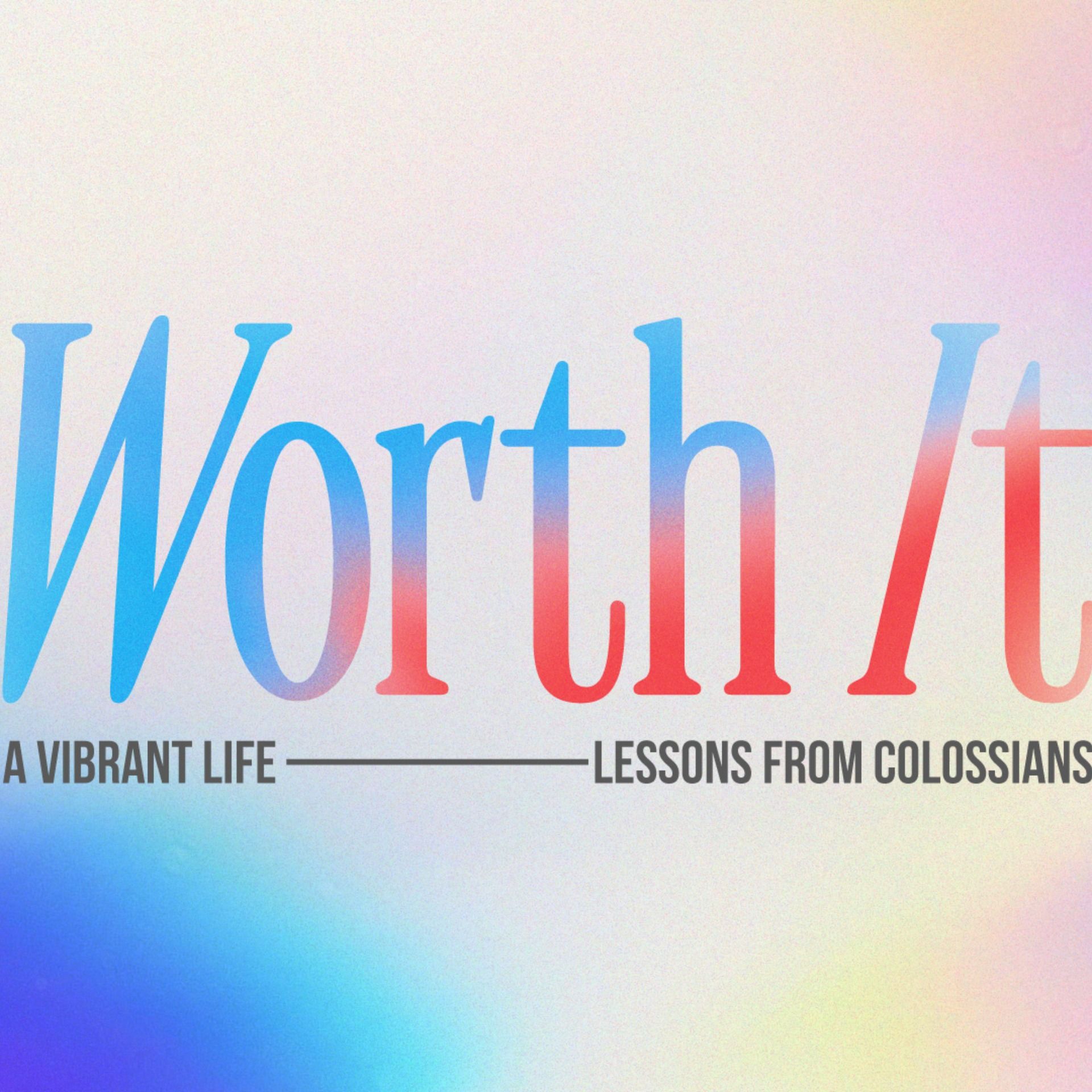 Worth It: A Faith Worth Sharing episode artwork