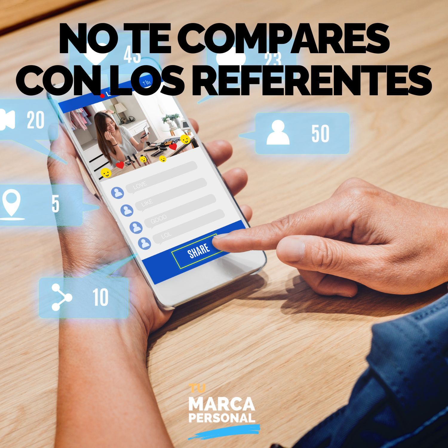 No te compares con los referentes - Tu Marca Personal con Luis Ramos