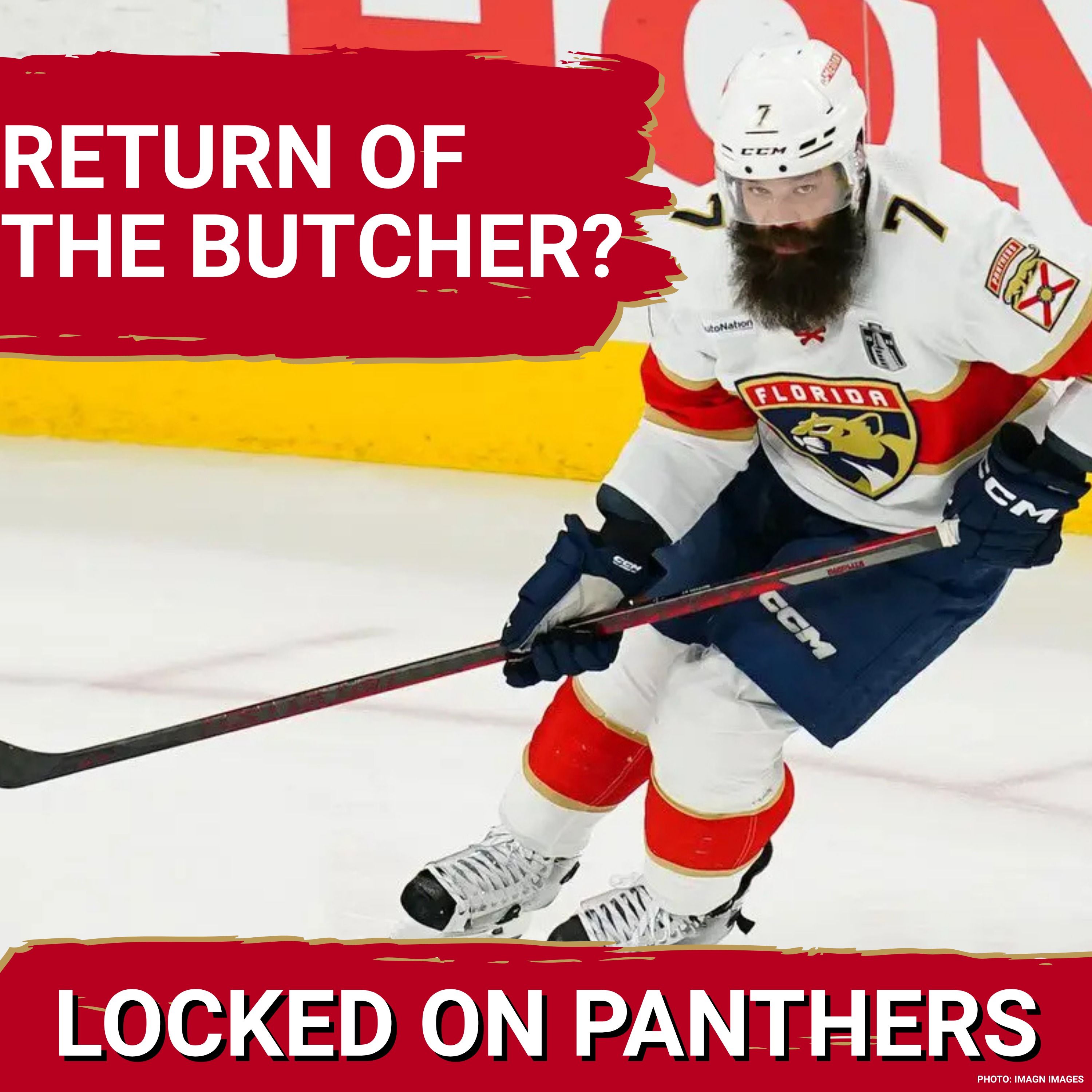 RETURN OF THE BUTCHER? Panthers traded for the UFA rights of Radko Gudas + Cats traded for a G episode artwork