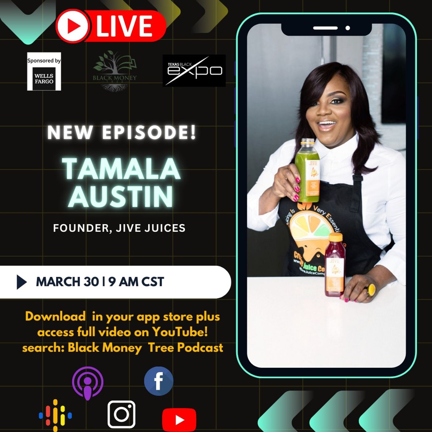 We've Got the JUICE! Taking the Beverage Industry By Storm w/ Jive Juices Tamala Austin