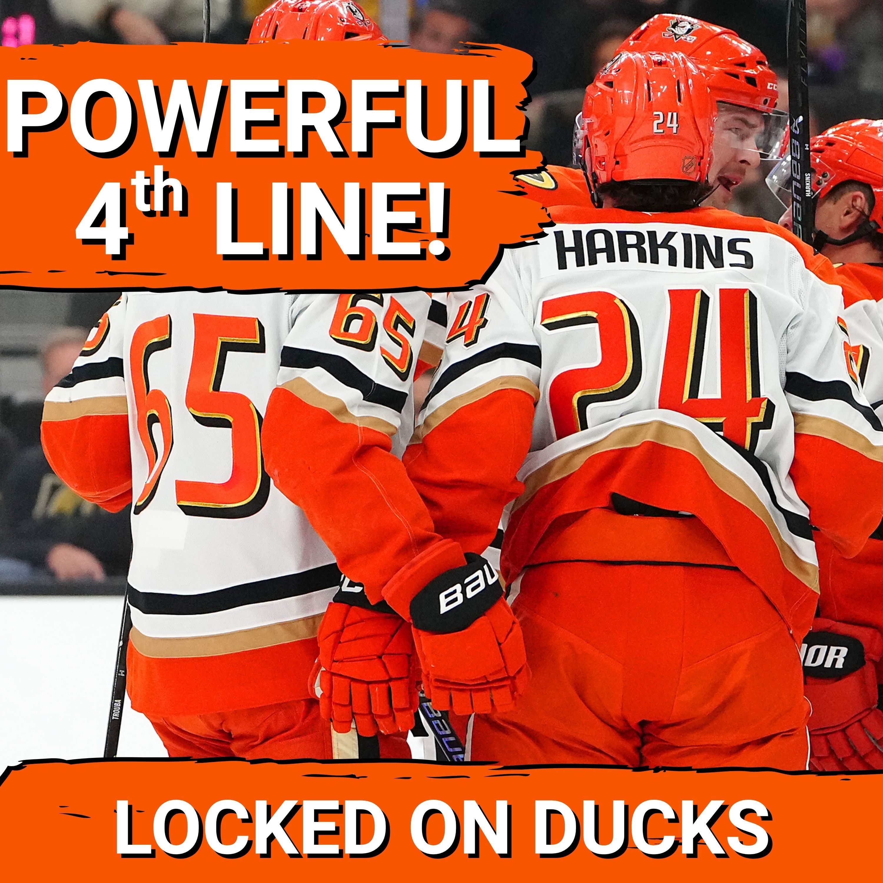 ENERGIZED: How Ross Johnston, Frank Vatrano, and Jansen Harkins ELEVATE Anaheim Ducks’ 4th Line