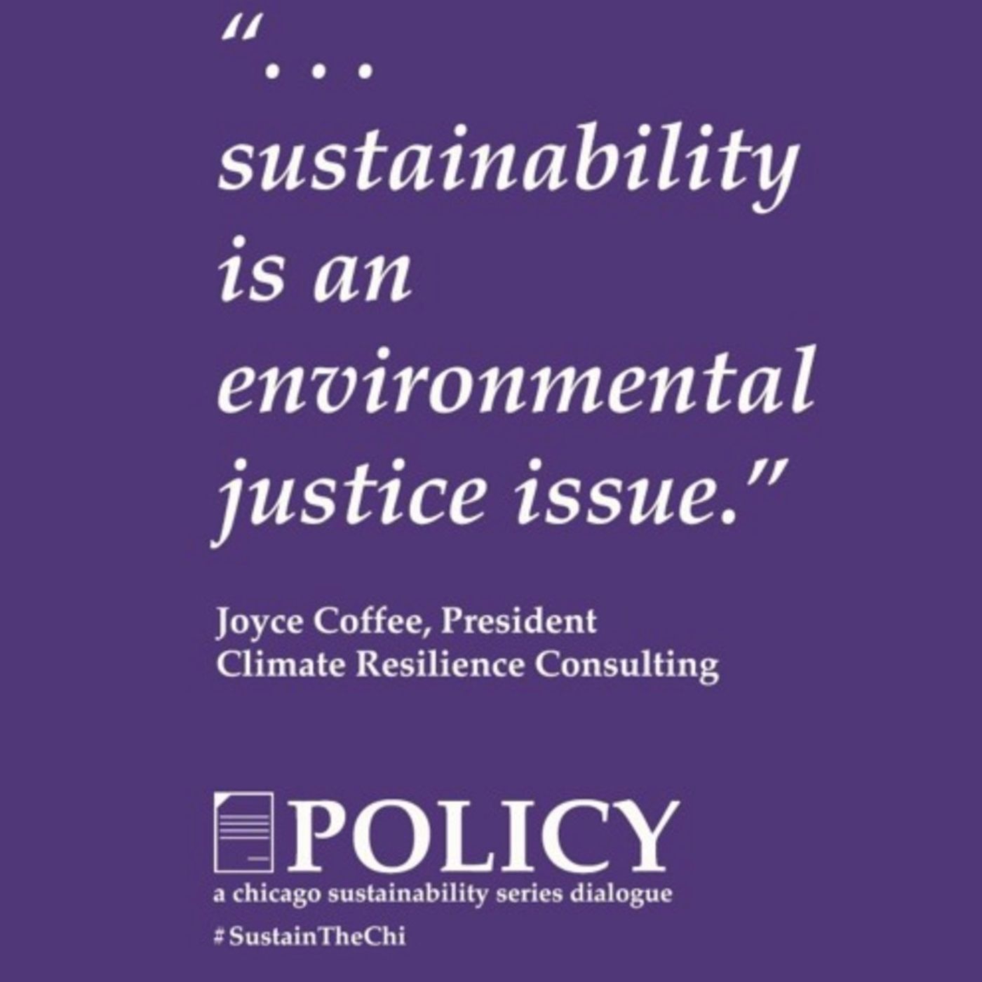 POLICY Dialogue Preview • Joyce Coffee (Climate Resilience Consulting)