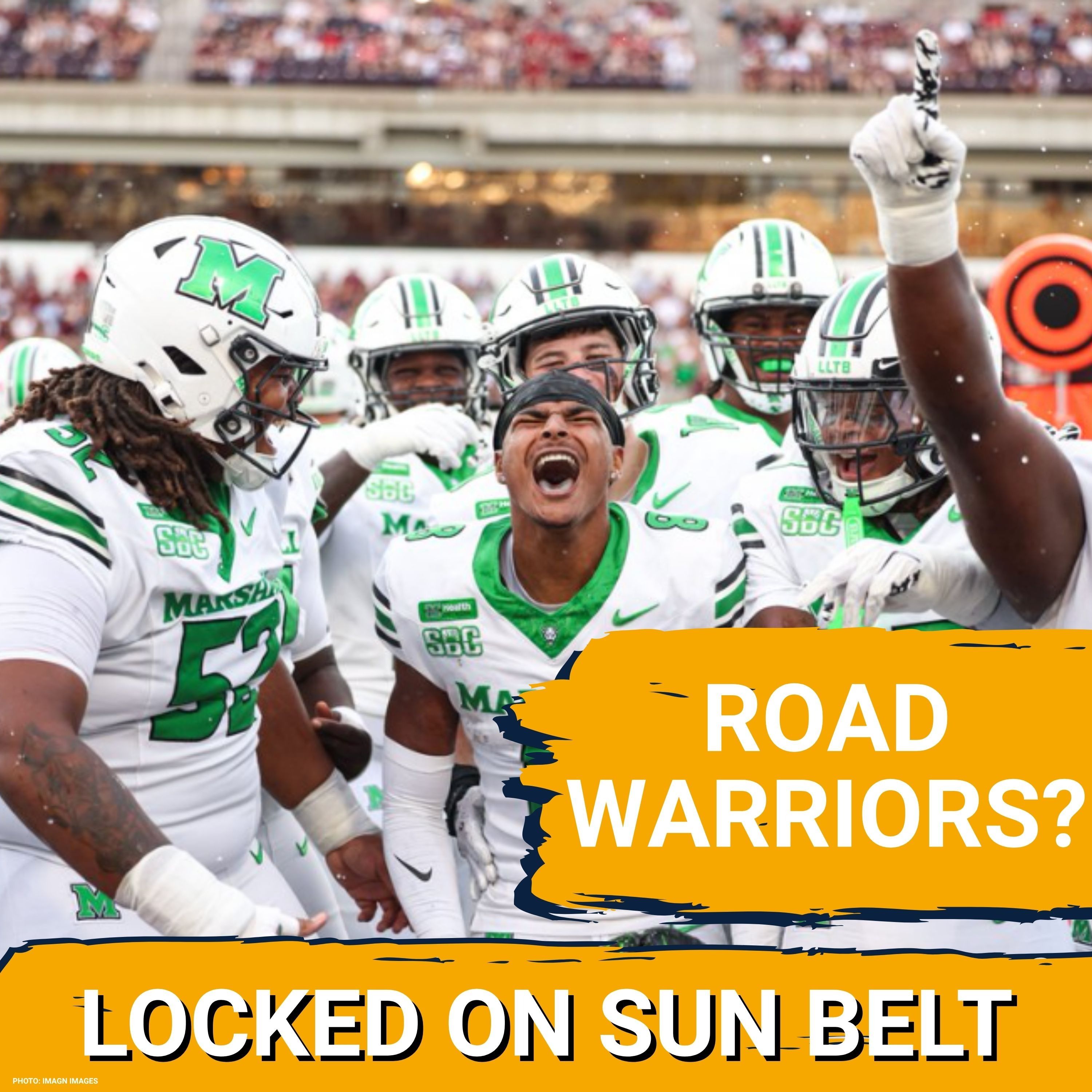 MARSHALL STUNS Missouri St! HUGE Road Win for the Herd & Coastal Carolina MISSED | Sun Belt Podcast episode artwork