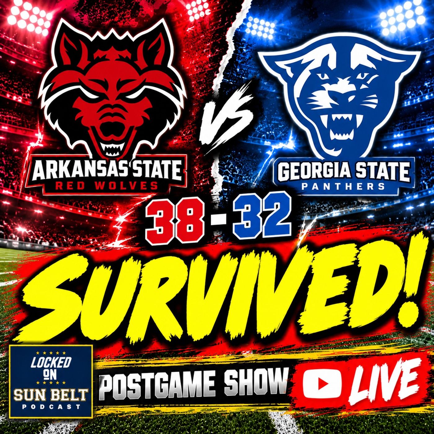 Arkansas State SURVIVES Georgia State! What Went WRONG in the 4th Quarter? | Sun Belt Podcast episode artwork