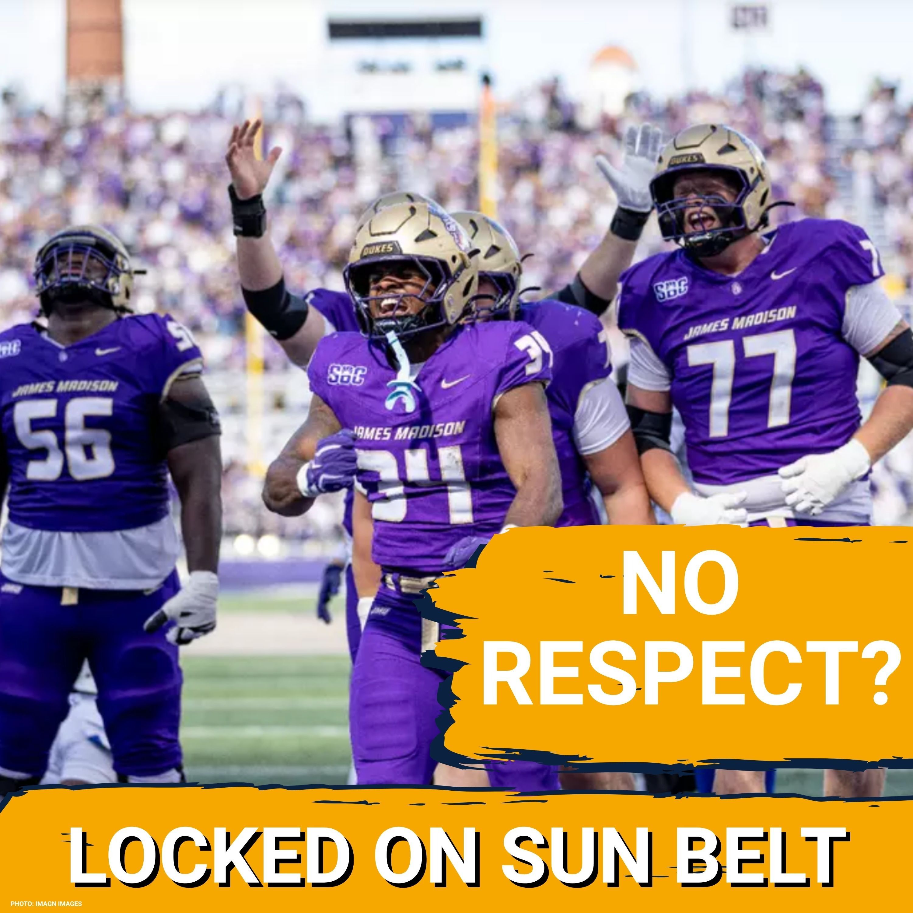 JMU STILL UNRANKED at 7–0! Is College Football DISRESPECTING the Dukes? | Sun Belt Podcast episode artwork