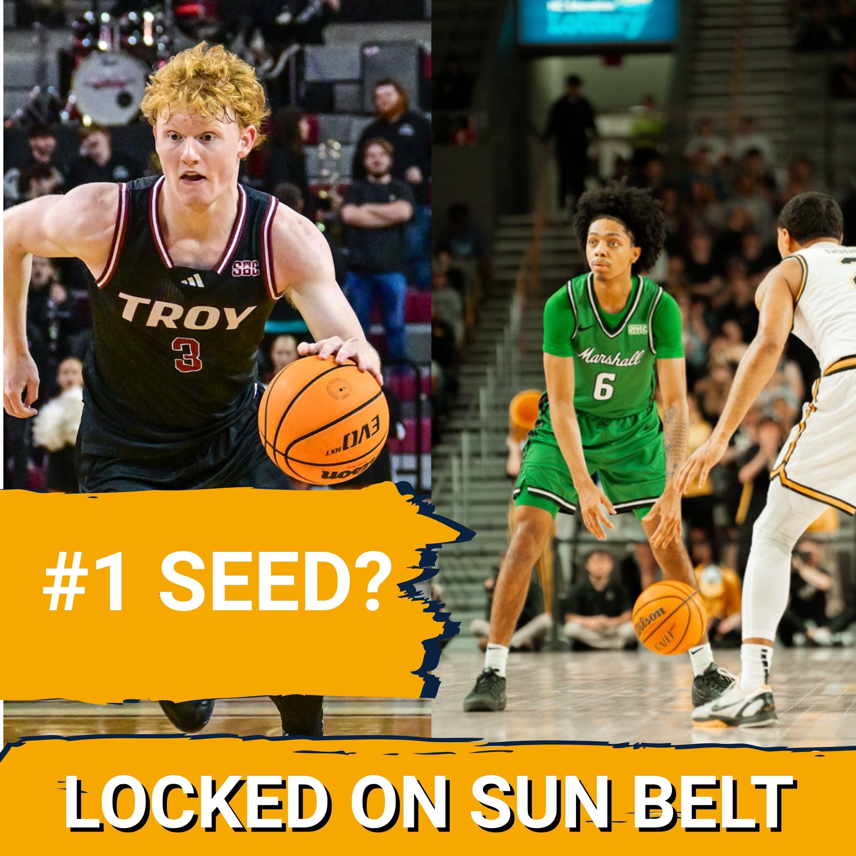 SHOWDOWN: Seven Teams BATTLE for Sun Belt Title; Troy or Marshall Appear Headed for NUMBER ONE Seed