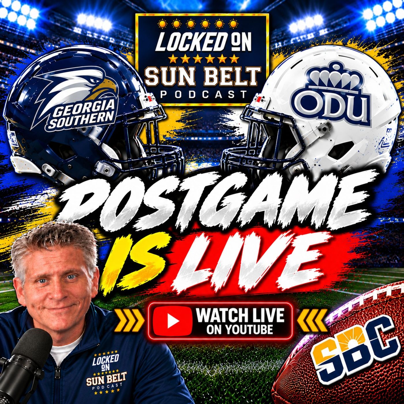 Coach's Son SAVES Georgia Southern! ODU Falls AGAIN | Sun Belt Podcast episode artwork