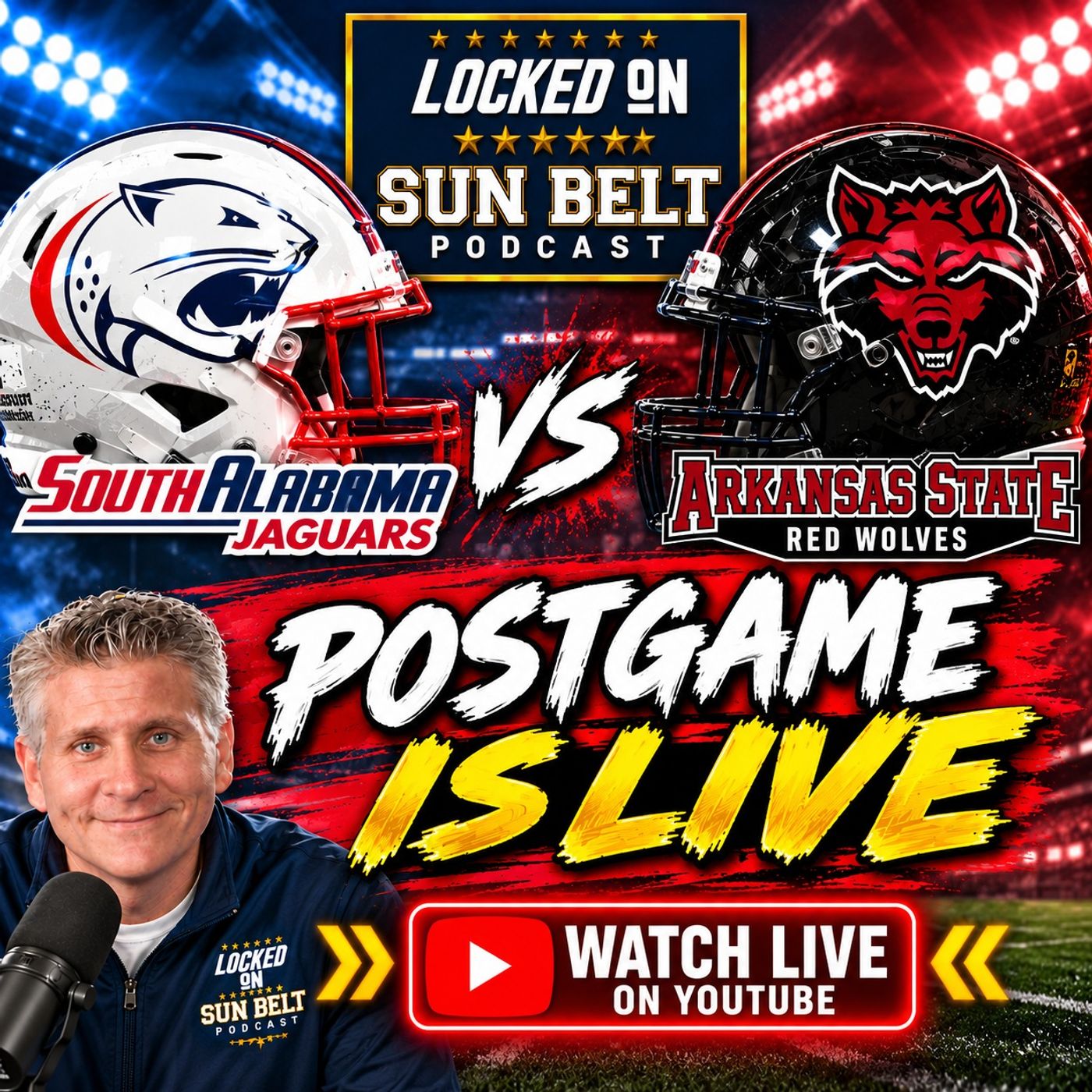 South Alabama SURVIVES Arkansas State — But Can the Jaguars Win the Sun Belt? | Sun Belt Podcast