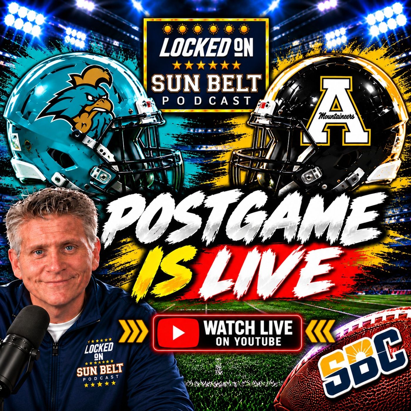 App State's Backup QB STEALS THE SHOW in Wild Win Over Coastal Carolina! | Sun Belt Podcast episode artwork
