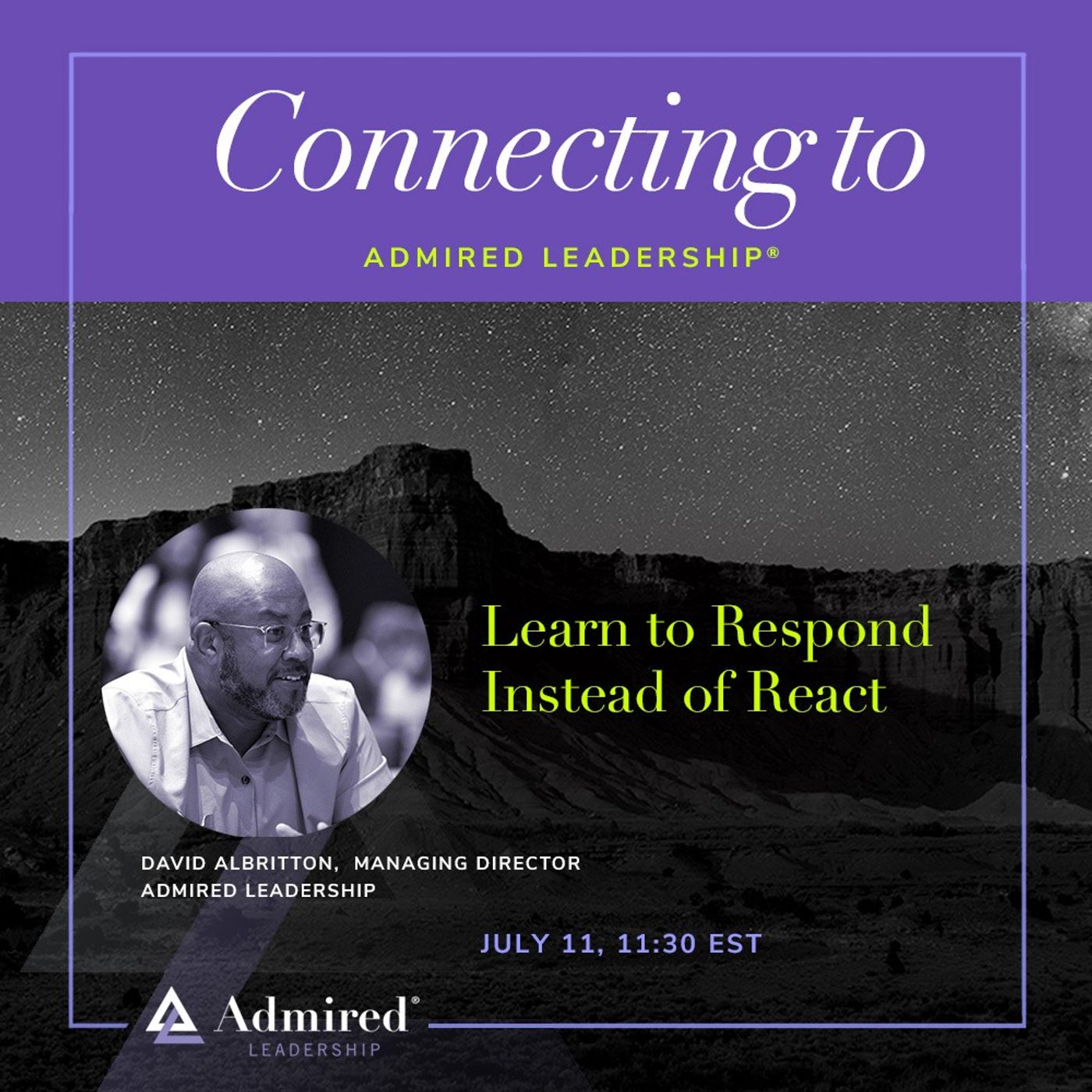Learn to Respond Instead of React