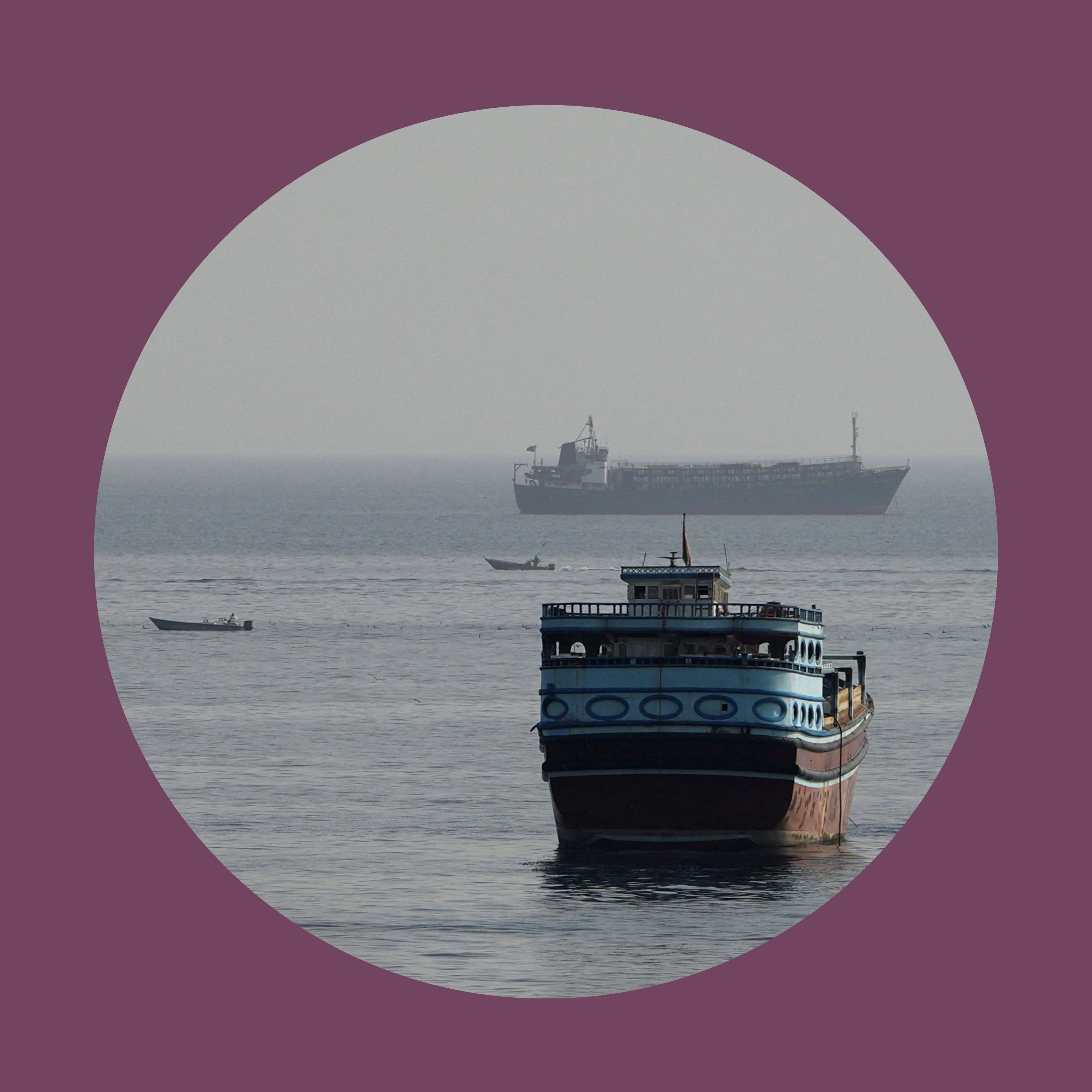 The fate of ship crews stuck in the Strait of Hormuz episode artwork