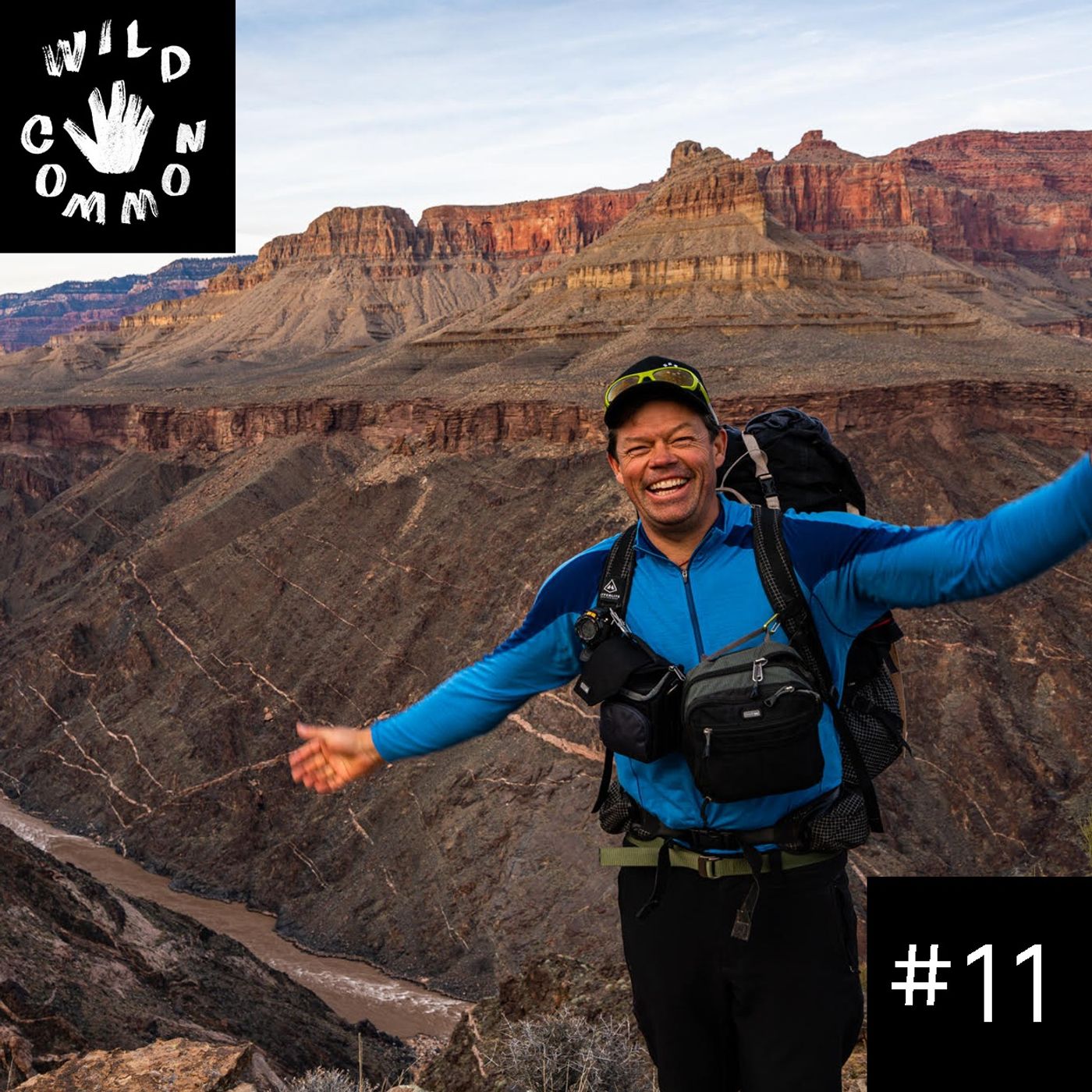 E11 - Pete McBride - Hiking the Grand Canyon, airplane crashes, traveling to 75 countries, and importance of 