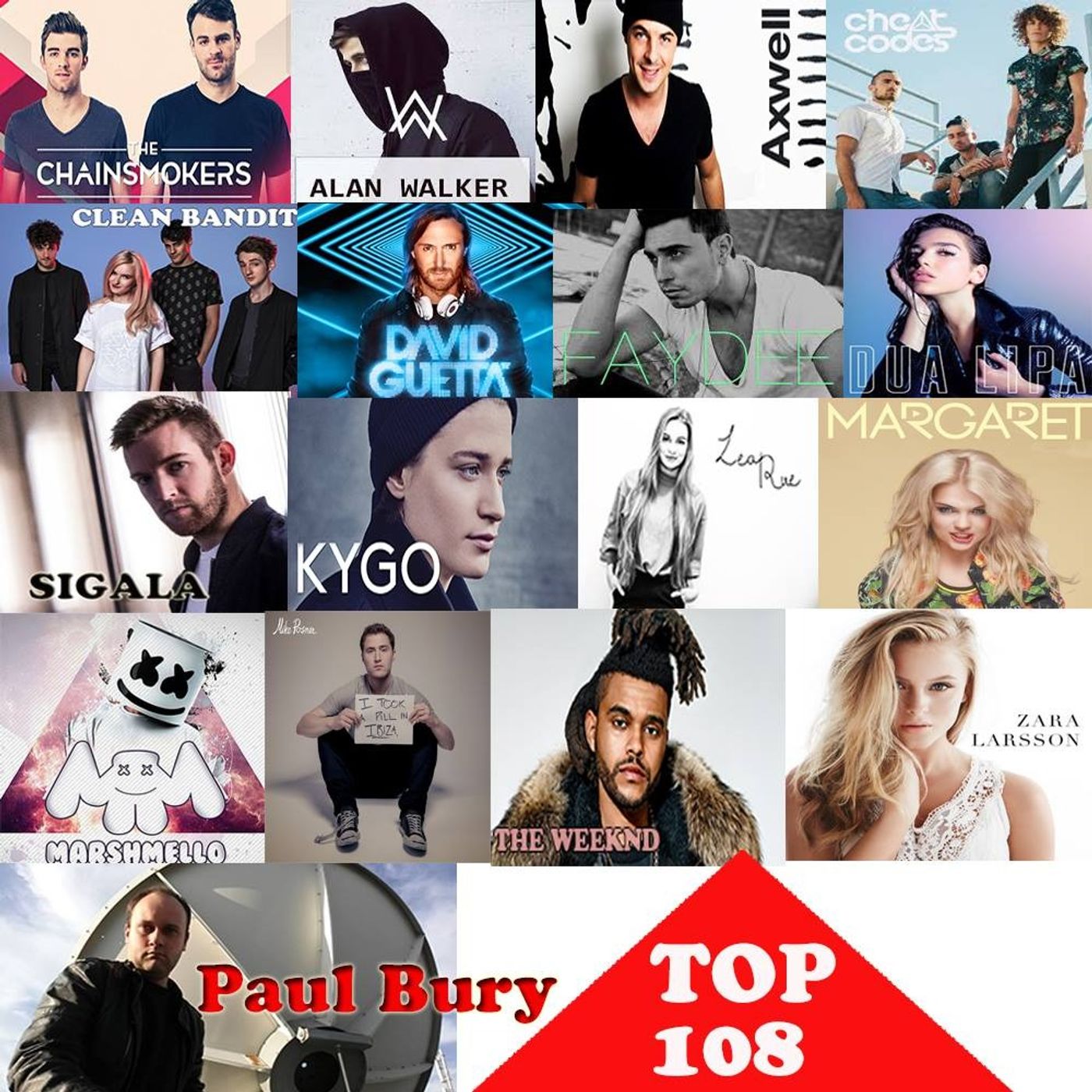 The DJ Top 108 of 2016