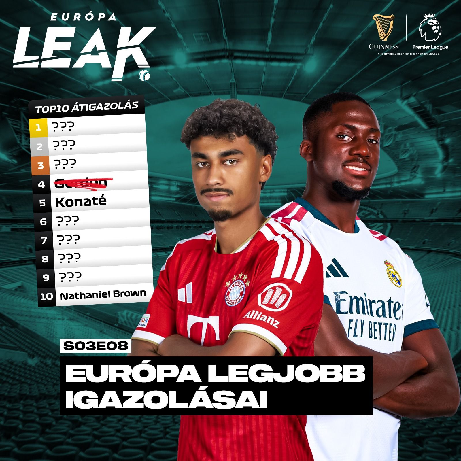 Európa legjobb igazolásai | EURÓPA LEAK - S03E08