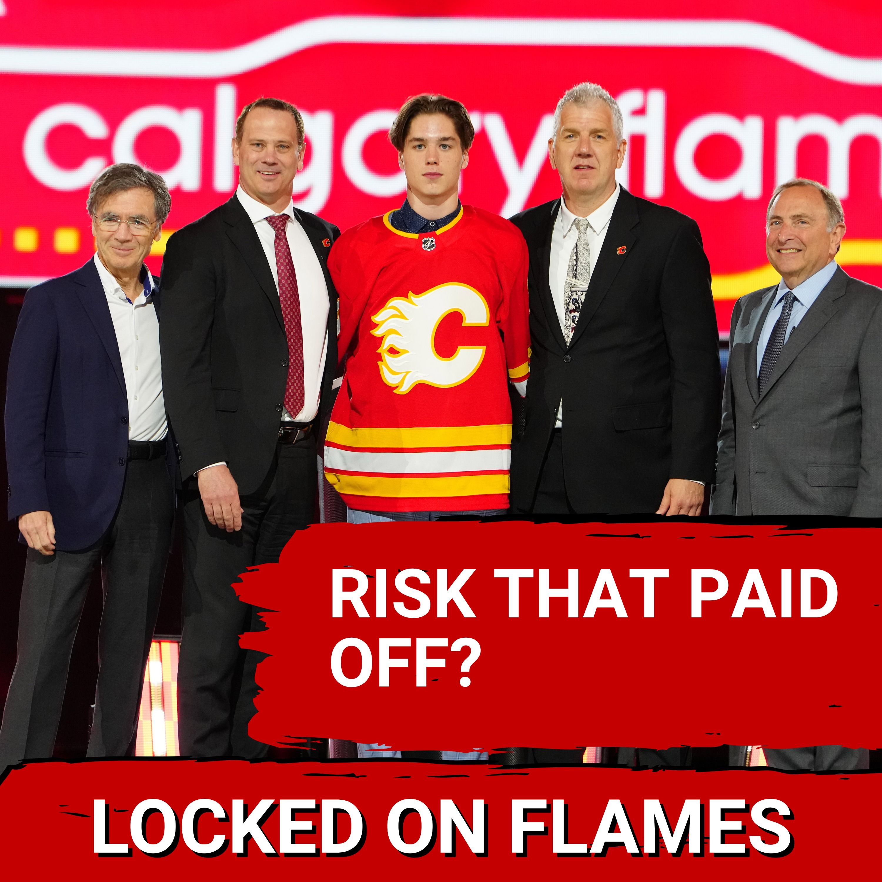 STEAL: Calgary Flames Bet on Matvei Gridin PAYS OFF, NHL Draft Gambles episode artwork