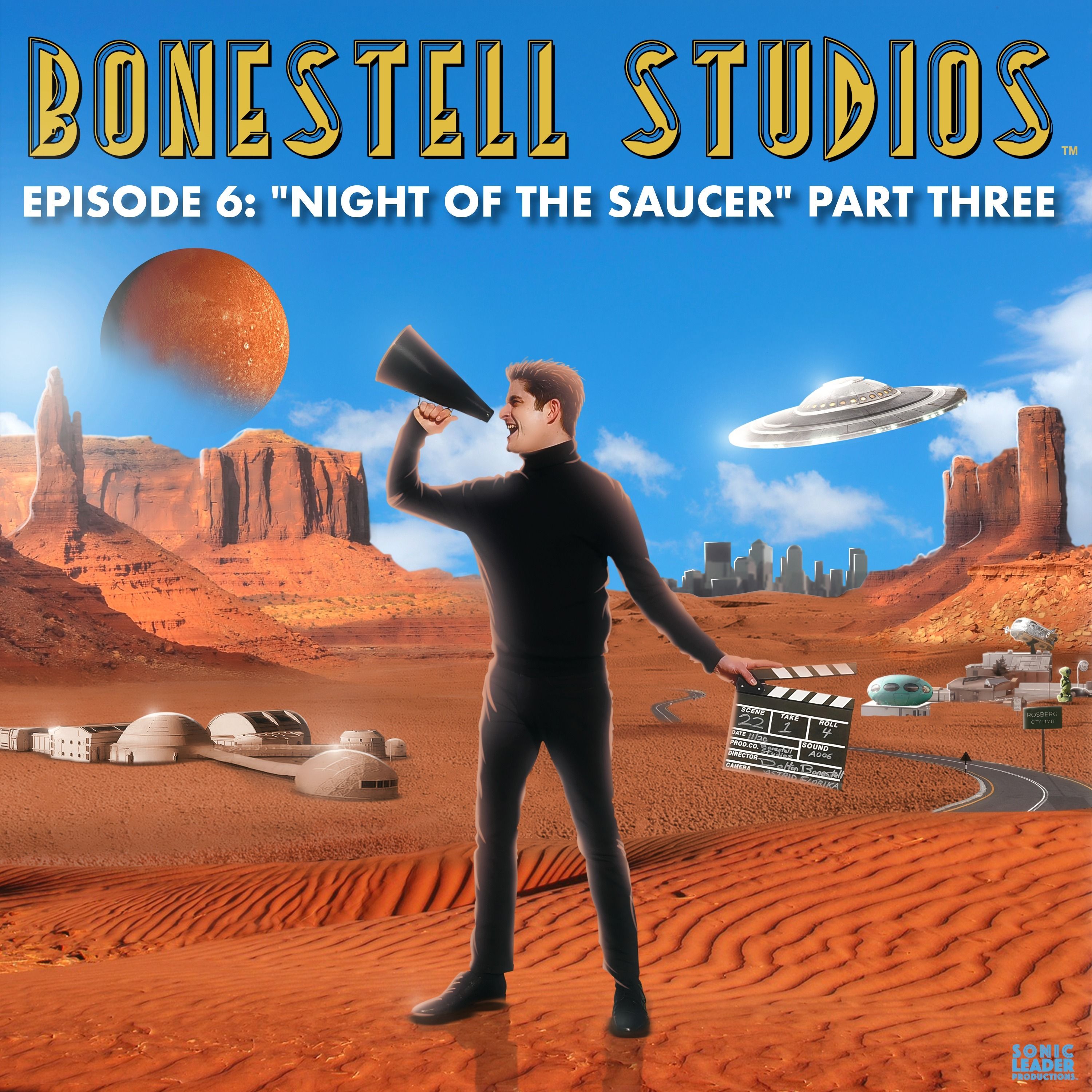 Bonestell Studios - Episode 6: "Night of the Saucer" Part Three episode artwork