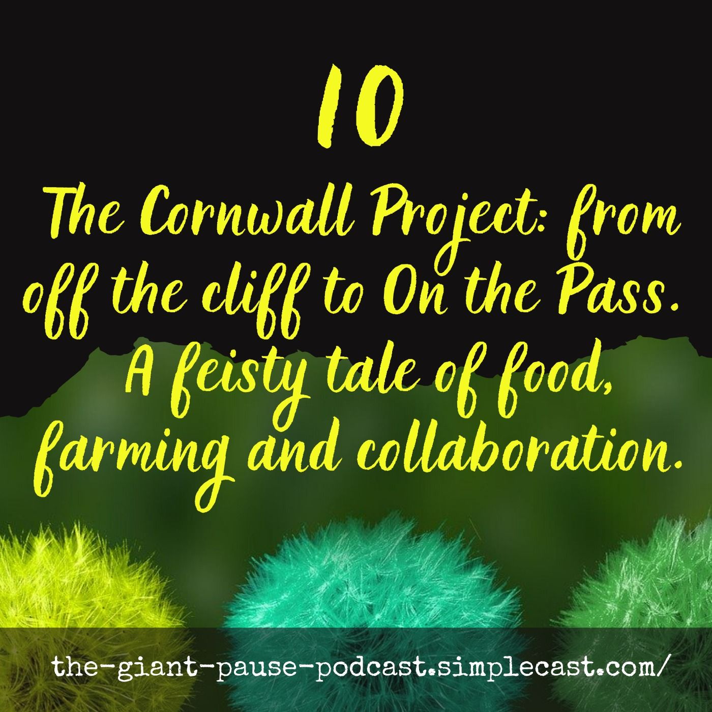 The Cornwall Project:  from off the cliffs to On the Pass.  A feisty tale of food, farming and collaboration.
