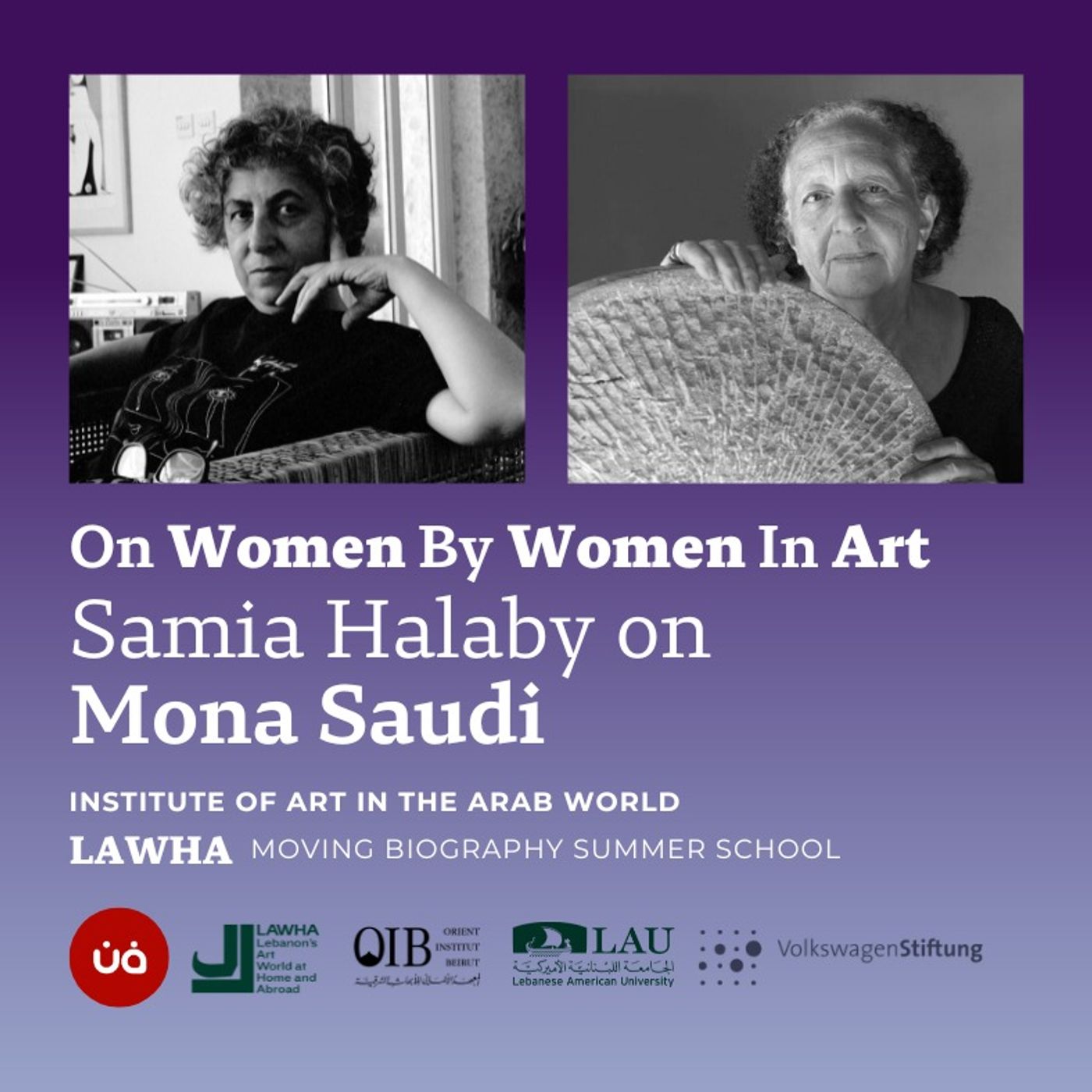 Samia Halaby on Mona Saudi | On Women By Women in Art episode artwork