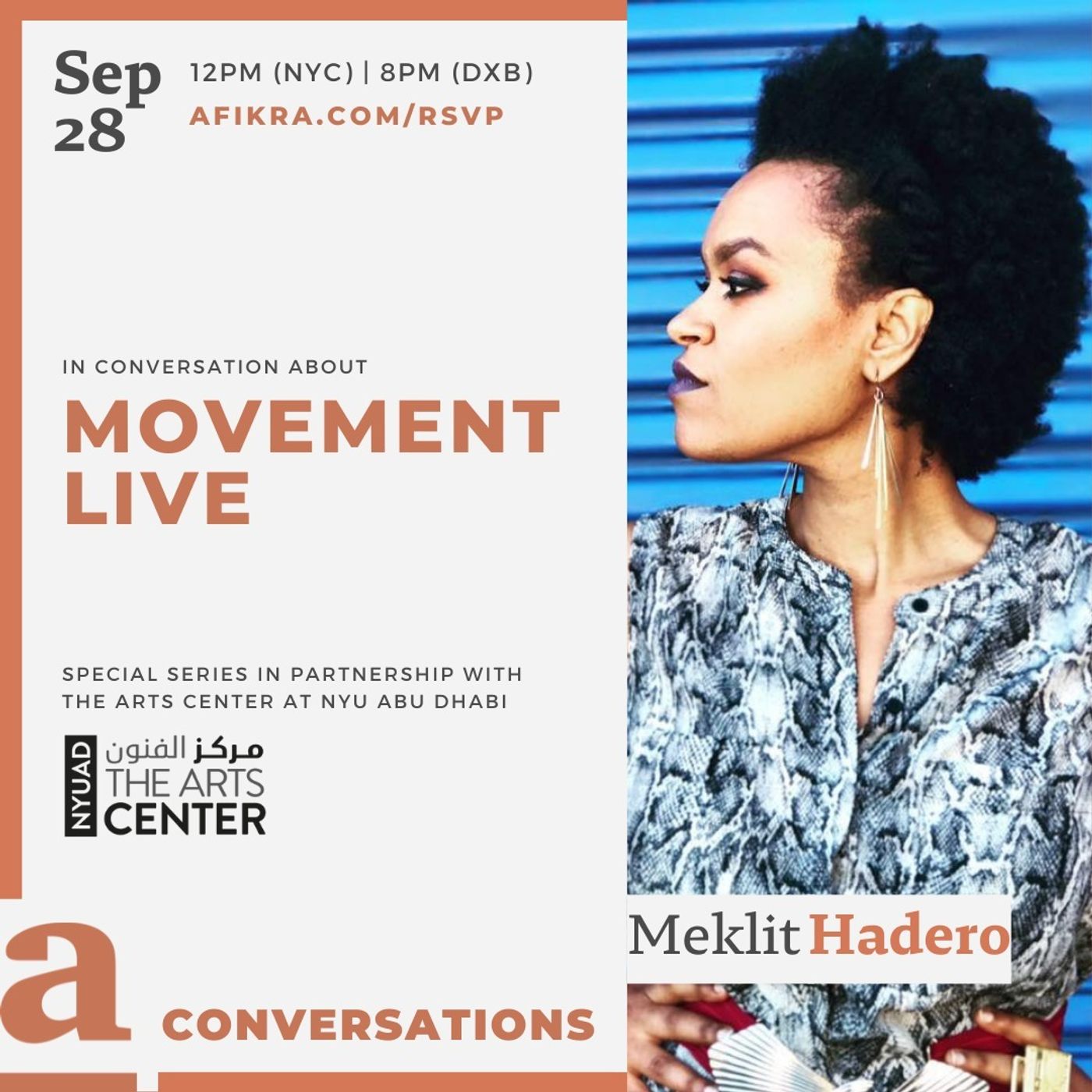 Mekhlit Hadero | Movement Live at the NYUAD Arts Center