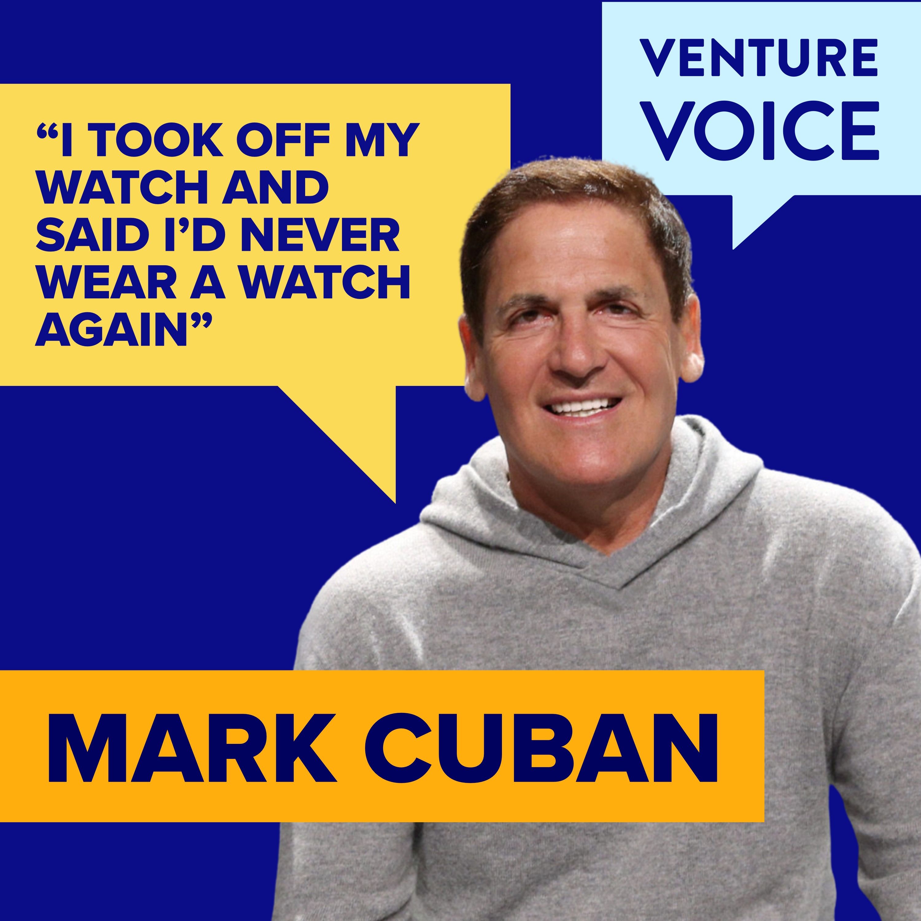 Why Mark Cuban ditched his watch after selling his company