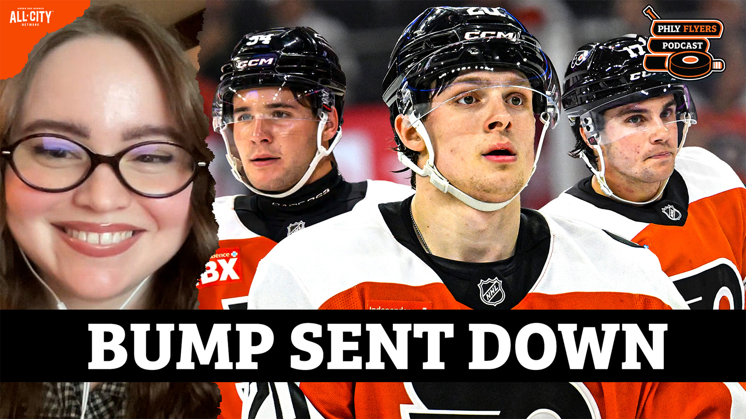 Flyers SEND Alex Bump To Phantoms; Madeline Campbell on Prospects Cole Knuble & Jett Luchanko