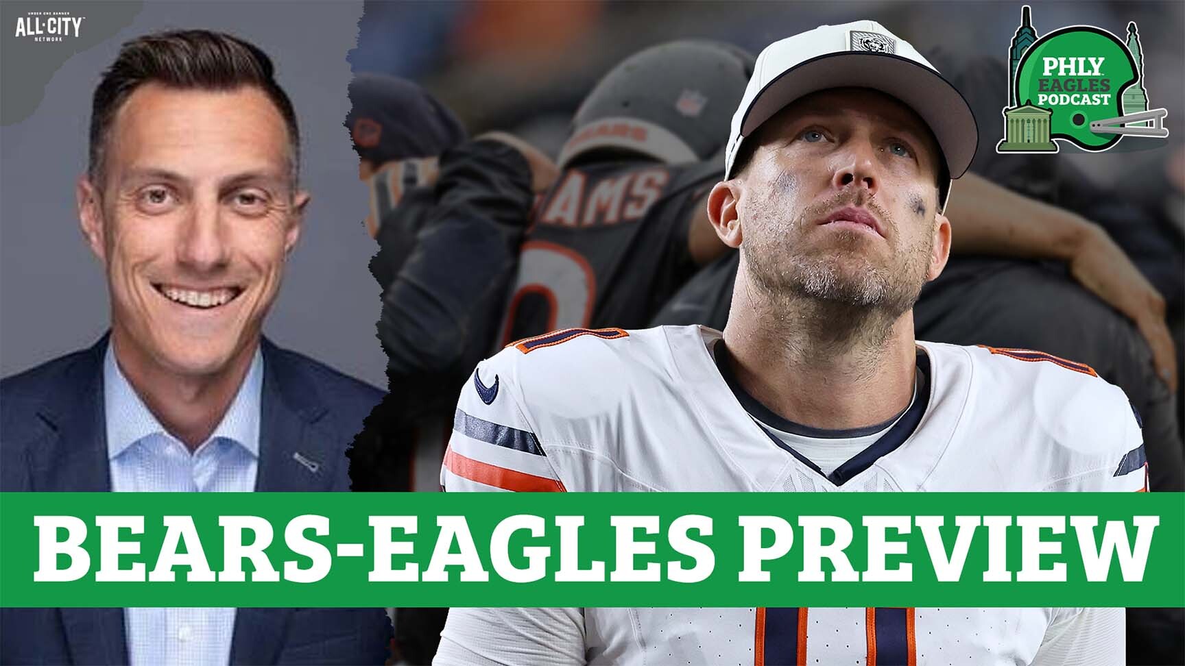How Will Ben Johnson Approach Eagles-Bears Without Caleb Williams? Game Preview With CHGO Bears