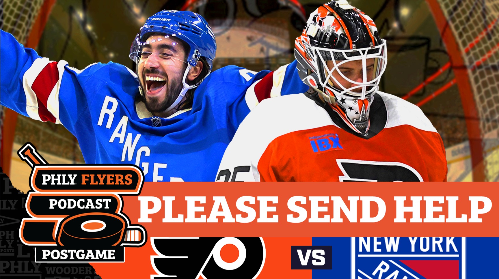 Kolosov pulled after making no saves, Flyers EMBARRASSED at home by Rangers | PHLY Flyers
