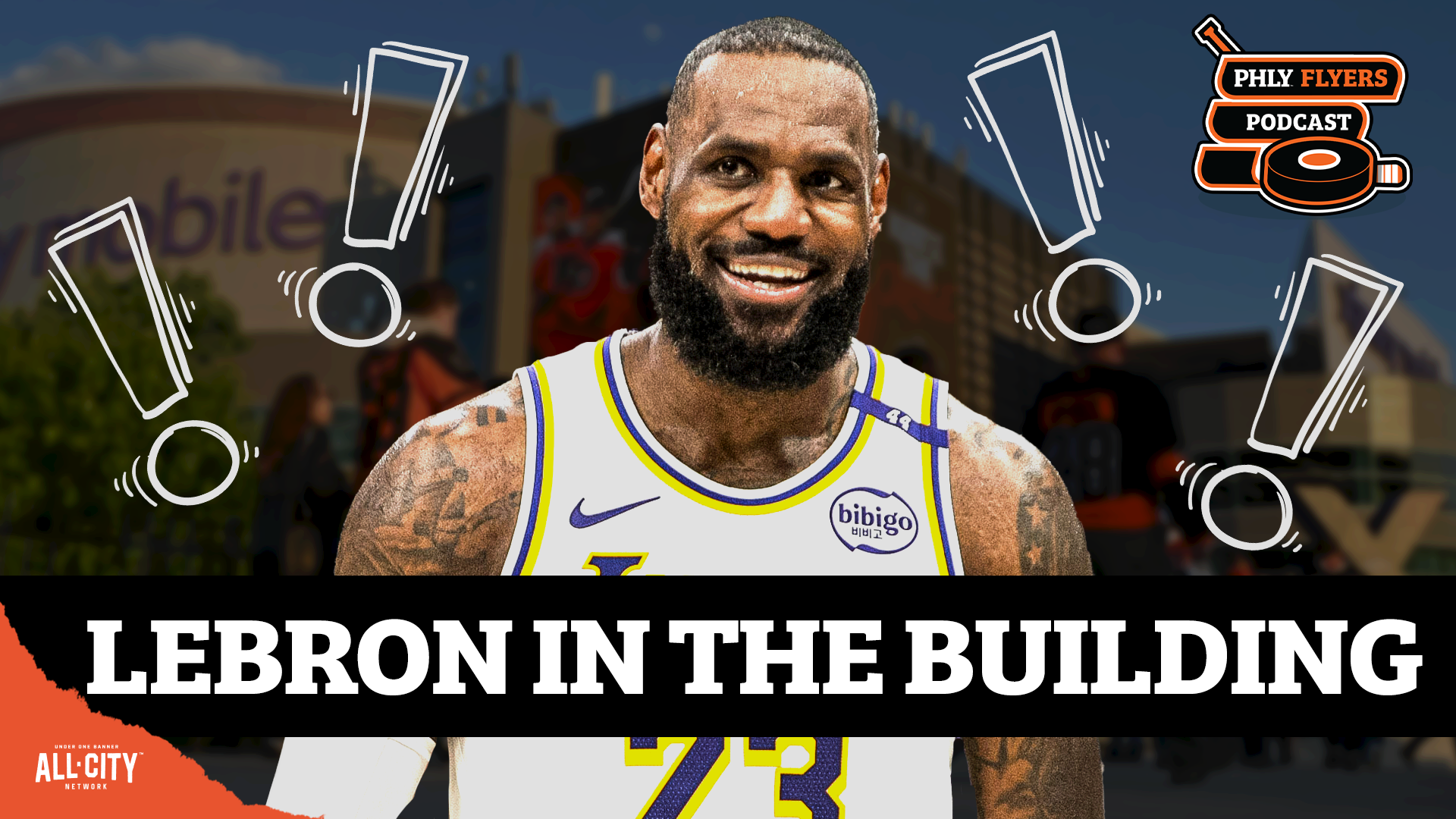 SIXERS LAND LEBRON! How Can Flyers Compete With Xfinity Mobile Arena Roommates? | PHLY Flyers Pod