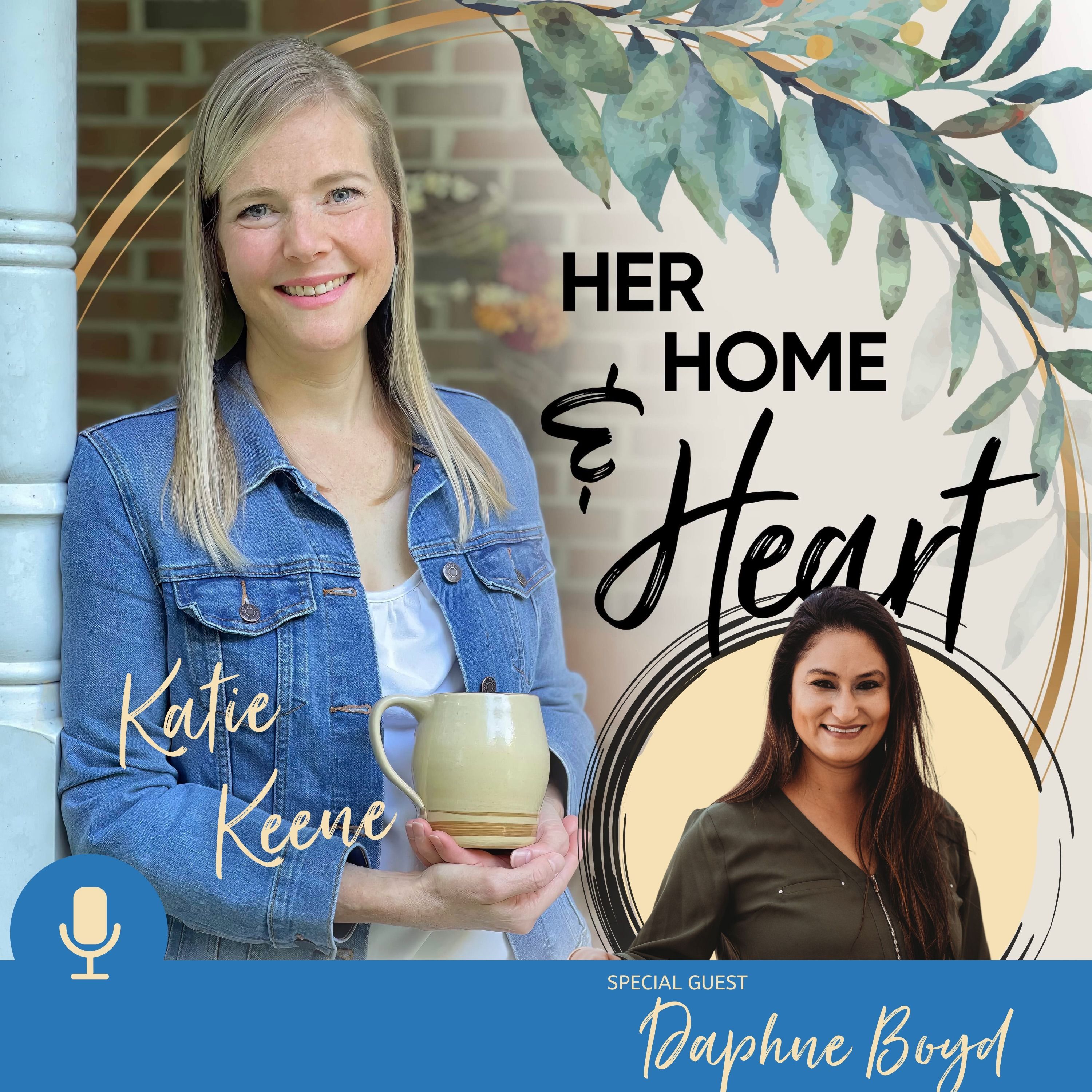 HER HOME & HEART / Simplifying Routines for Overwhelmed Christian Homeschool Moms Seeking Peace and Joy