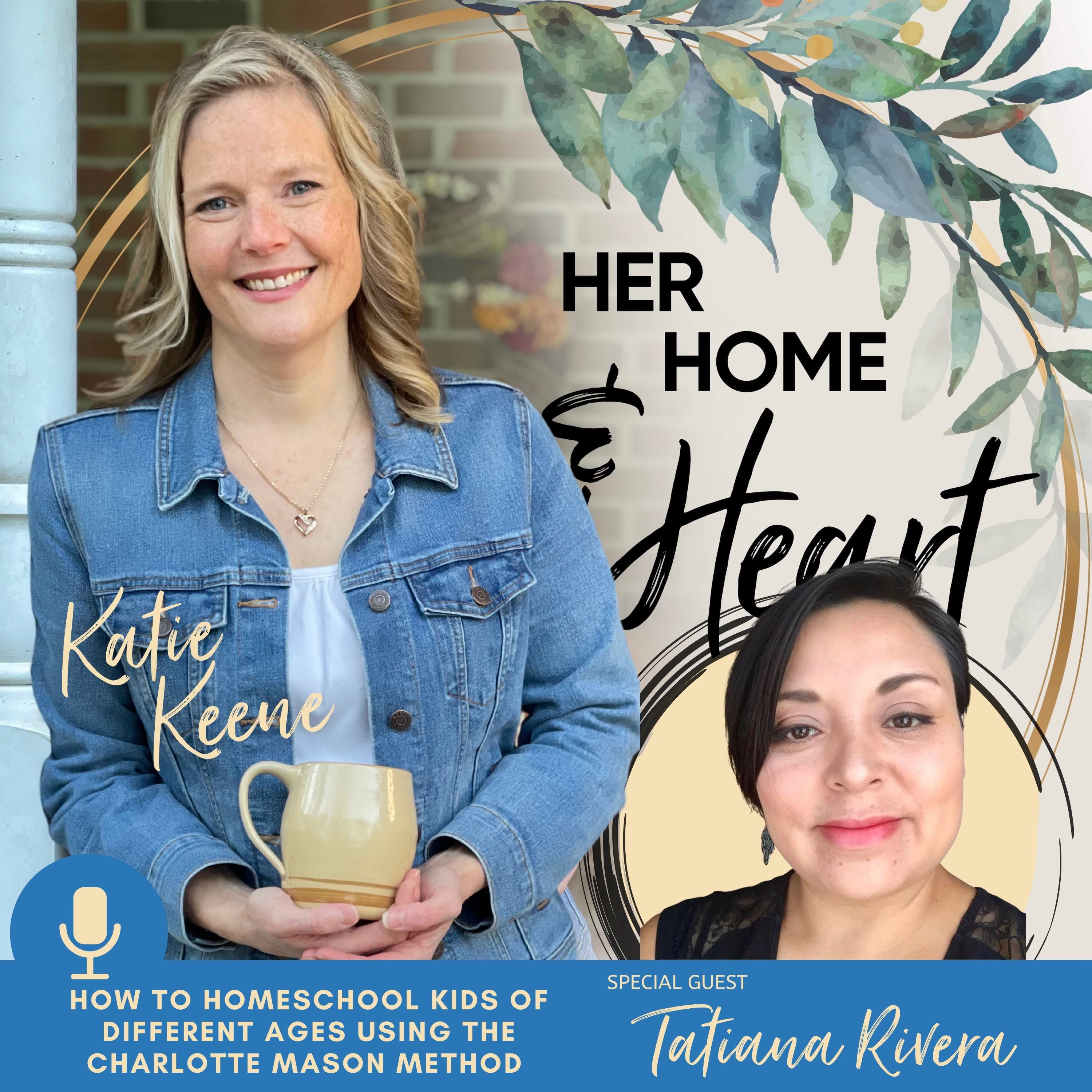 HER HOME & HEART / Simplifying Routines for Overwhelmed Christian Homeschool Moms Seeking Peace and Joy