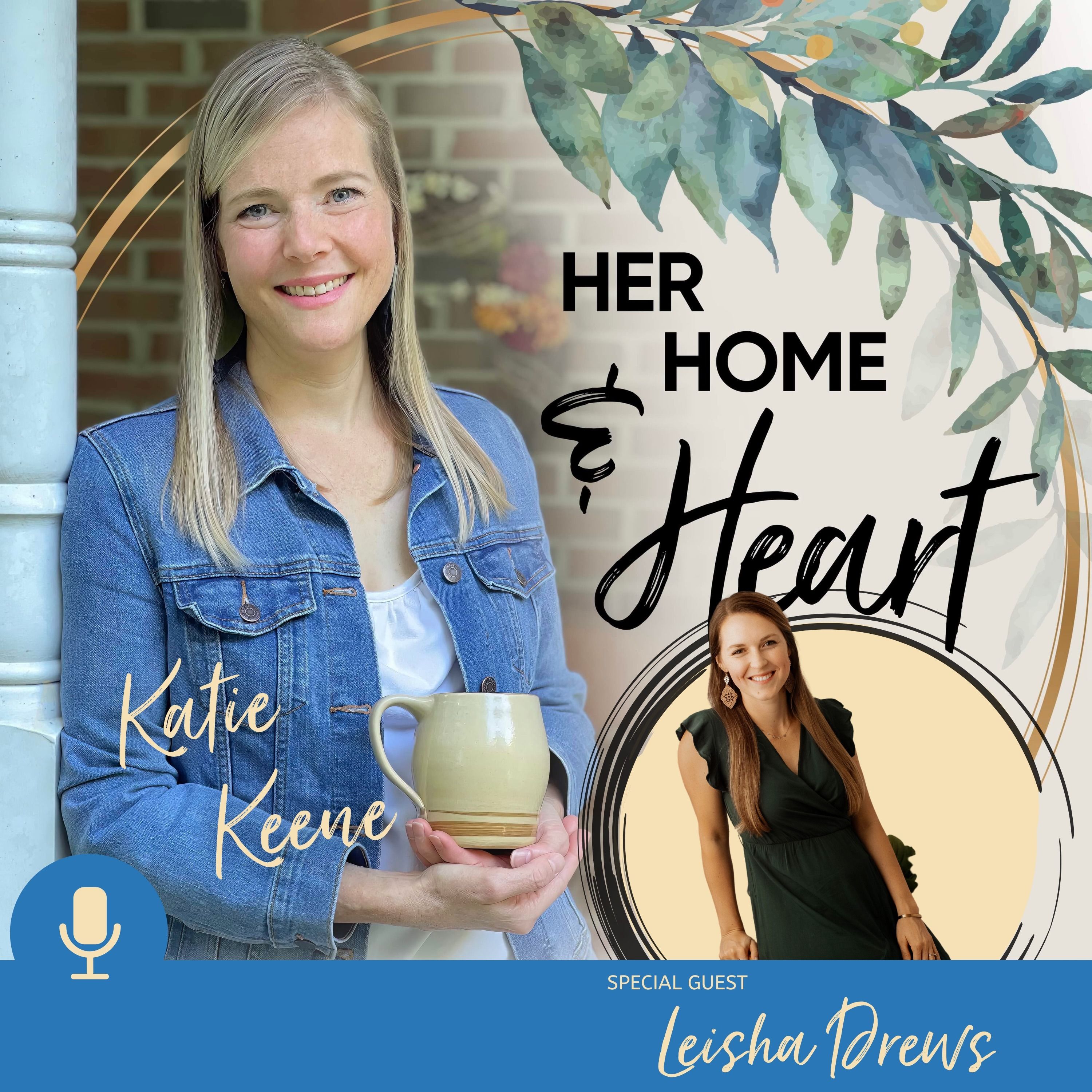 HER HOME & HEART / Simplifying Routines for Overwhelmed Christian Homeschool Moms Seeking Peace and Joy