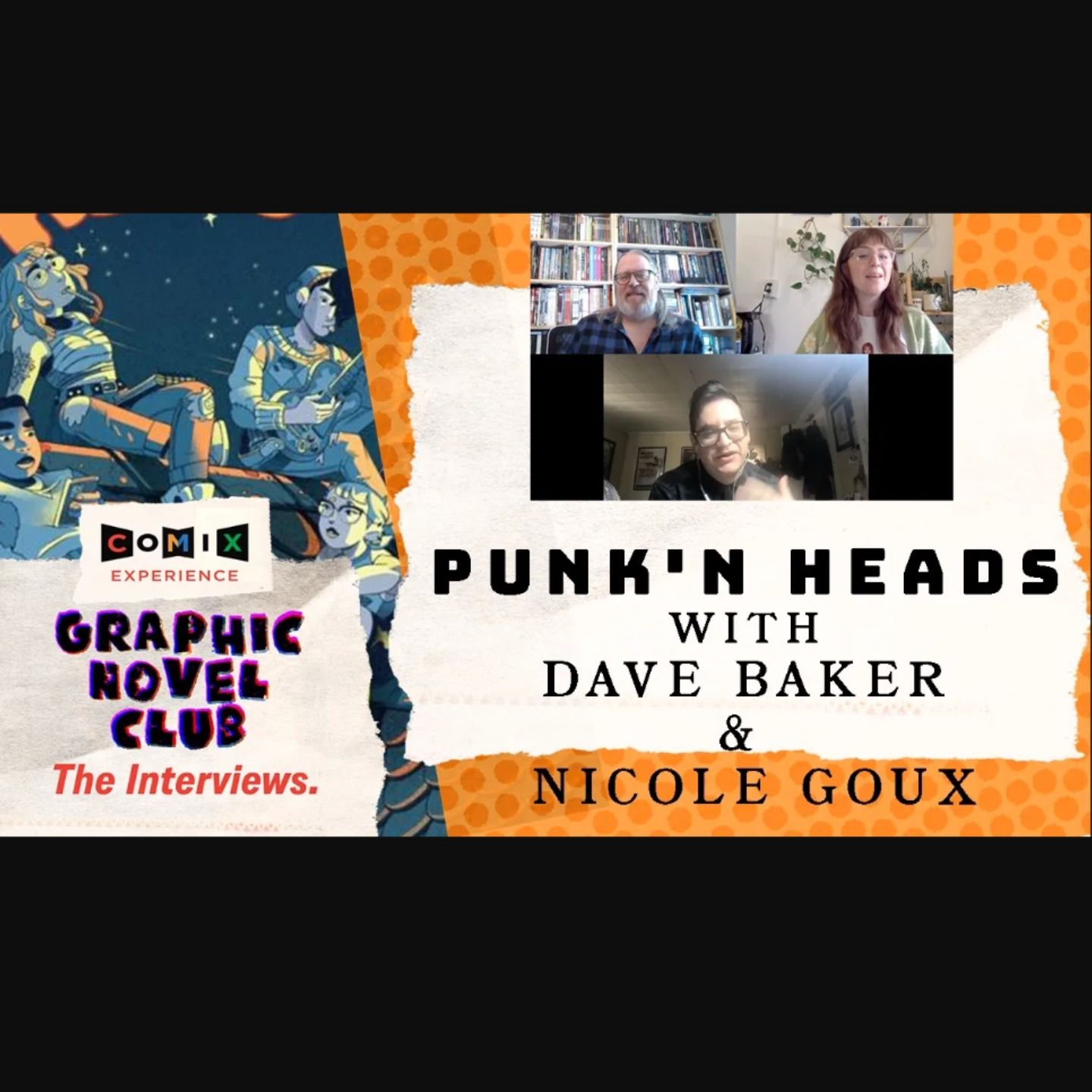 DAVE BAKER and NICOLE GOUX for PUNK'N HEADS episode artwork